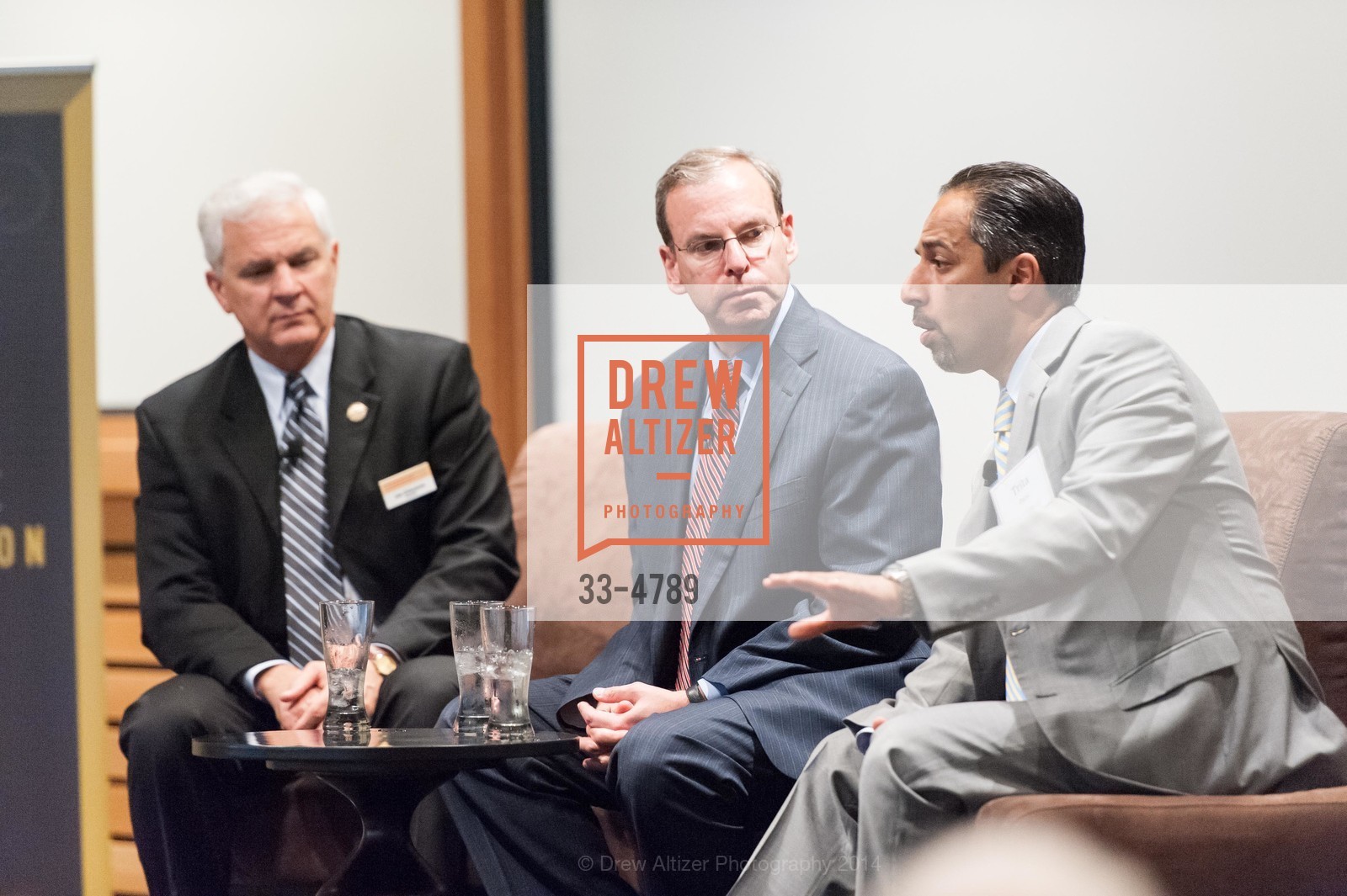 Joe Cirincione, Jeremy Ben-Ami, Trita Parsi, PLOUGHSHARES FUND Chain Reaction 2014, US, June 3rd, 2014, Photo #33-4789 Joe Cirincione, Jeremy Ben-Ami, Trita Parsi, Photo #33-4789