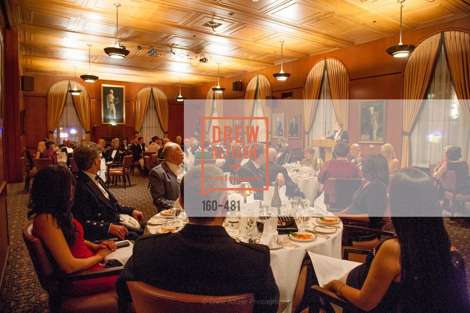 Atmosphere, ST. ANDREW'S SOCIETY OF SAN FRANCISCO'S Traditional Burns Night Supper 2014, US. US, January 25th, 2014,Drew Altizer, Drew Altizer Photography, full-service agency, private events, San Francisco photographer, photographer california