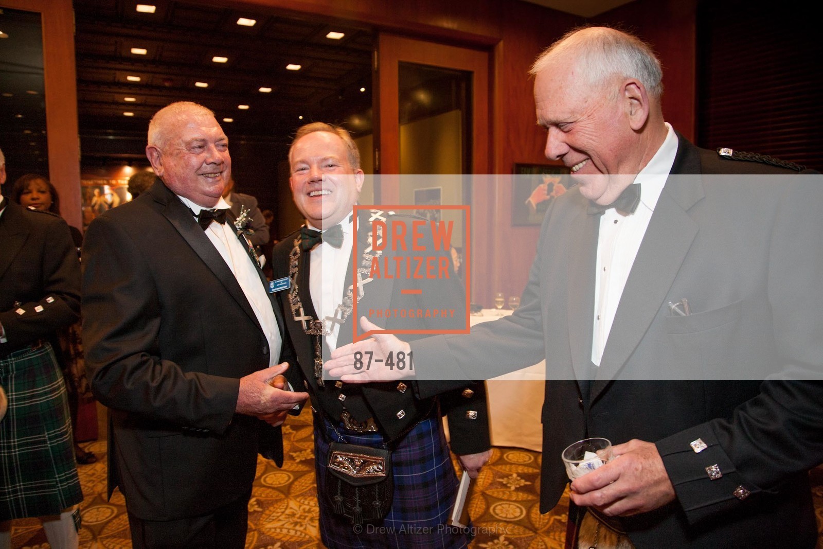 John Allison, David McCrossan, Russell Wallace, ST. ANDREW'S SOCIETY OF SAN FRANCISCO'S Traditional Burns Night Supper 2014, US. US, January 25th, 2014,Drew Altizer, Drew Altizer Photography, full-service agency, private events, San Francisco photographer, photographer california