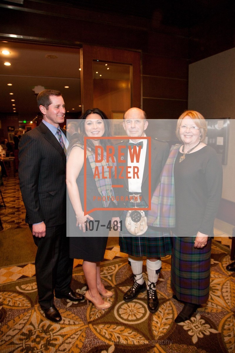 Curtis McDonald, Mary McDonald, Bill McKown, Brenda McKown, ST. ANDREW'S SOCIETY OF SAN FRANCISCO'S Traditional Burns Night Supper 2014, US. US, January 25th, 2014,Drew Altizer, Drew Altizer Photography, full-service agency, private events, San Francisco photographer, photographer california