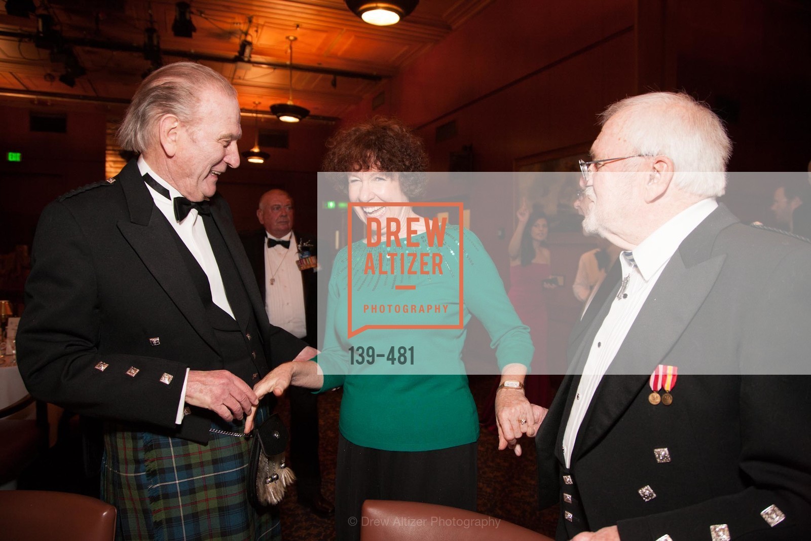 James Robertson, Cathy Schieser, David Schieser, ST. ANDREW'S SOCIETY OF SAN FRANCISCO'S Traditional Burns Night Supper 2014, US. US, January 25th, 2014,Drew Altizer, Drew Altizer Photography, full-service agency, private events, San Francisco photographer, photographer california