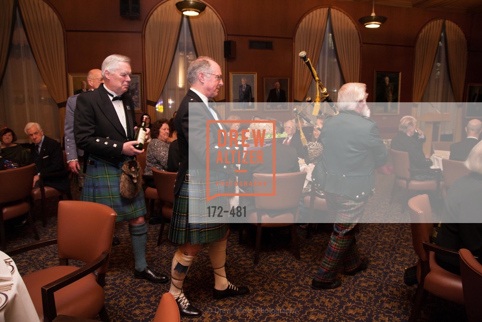 Kent Walker, Bruce McMillan, ST. ANDREW'S SOCIETY OF SAN FRANCISCO'S Traditional Burns Night Supper 2014, US. US, January 25th, 2014,Drew Altizer, Drew Altizer Photography, full-service event agency, private events, San Francisco photographer, photographer California