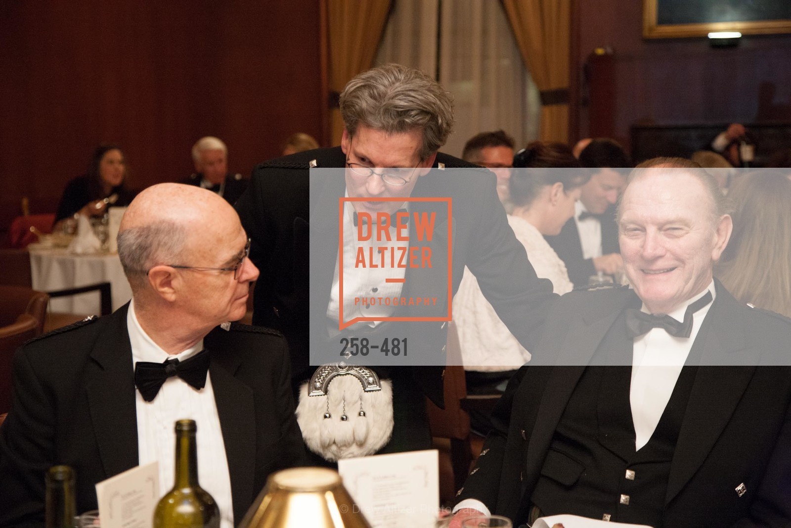 Philip Dahnken, David Campbell, James Robertson, ST. ANDREW'S SOCIETY OF SAN FRANCISCO'S Traditional Burns Night Supper 2014, US. US, January 25th, 2014,Drew Altizer, Drew Altizer Photography, full-service agency, private events, San Francisco photographer, photographer california