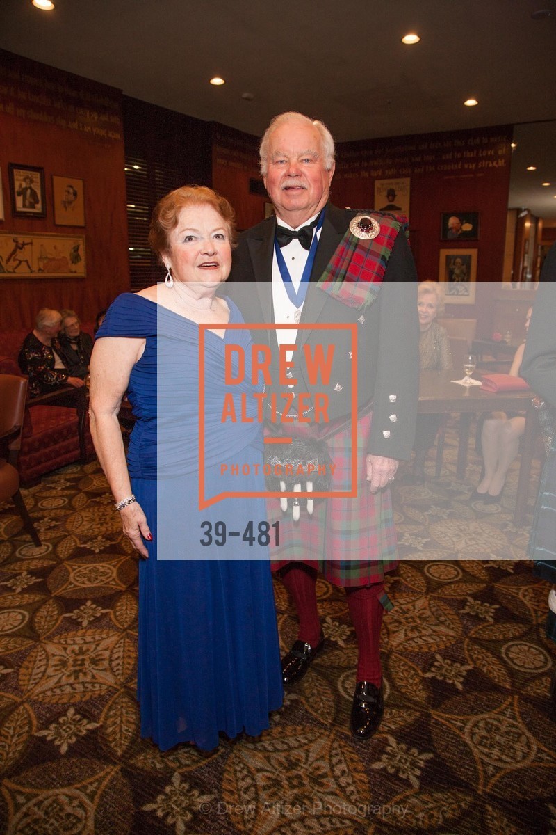 Ruth McCracken, Gene McCracken, ST. ANDREW'S SOCIETY OF SAN FRANCISCO'S Traditional Burns Night Supper 2014, US. US, January 25th, 2014,Drew Altizer, Drew Altizer Photography, full-service agency, private events, San Francisco photographer, photographer california