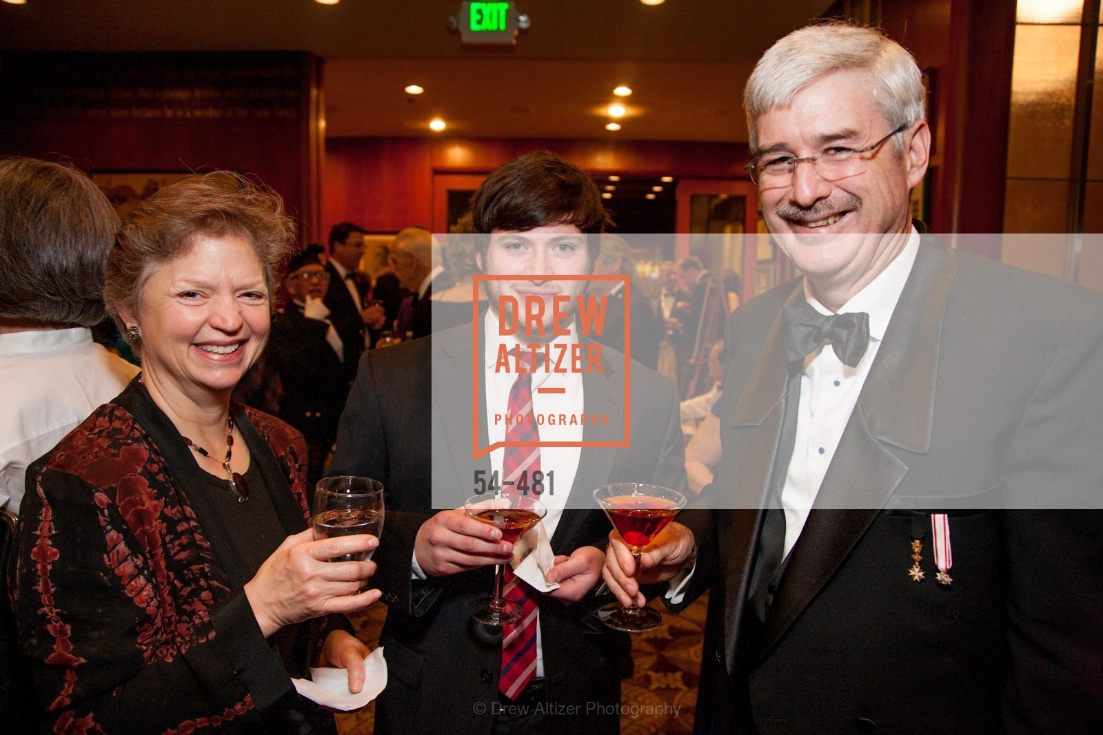 Jane Hughan, Stephen Dutro, Wade Hughan, ST. ANDREW'S SOCIETY OF SAN FRANCISCO'S Traditional Burns Night Supper 2014, US. US, January 25th, 2014,Drew Altizer, Drew Altizer Photography, full-service agency, private events, San Francisco photographer, photographer california