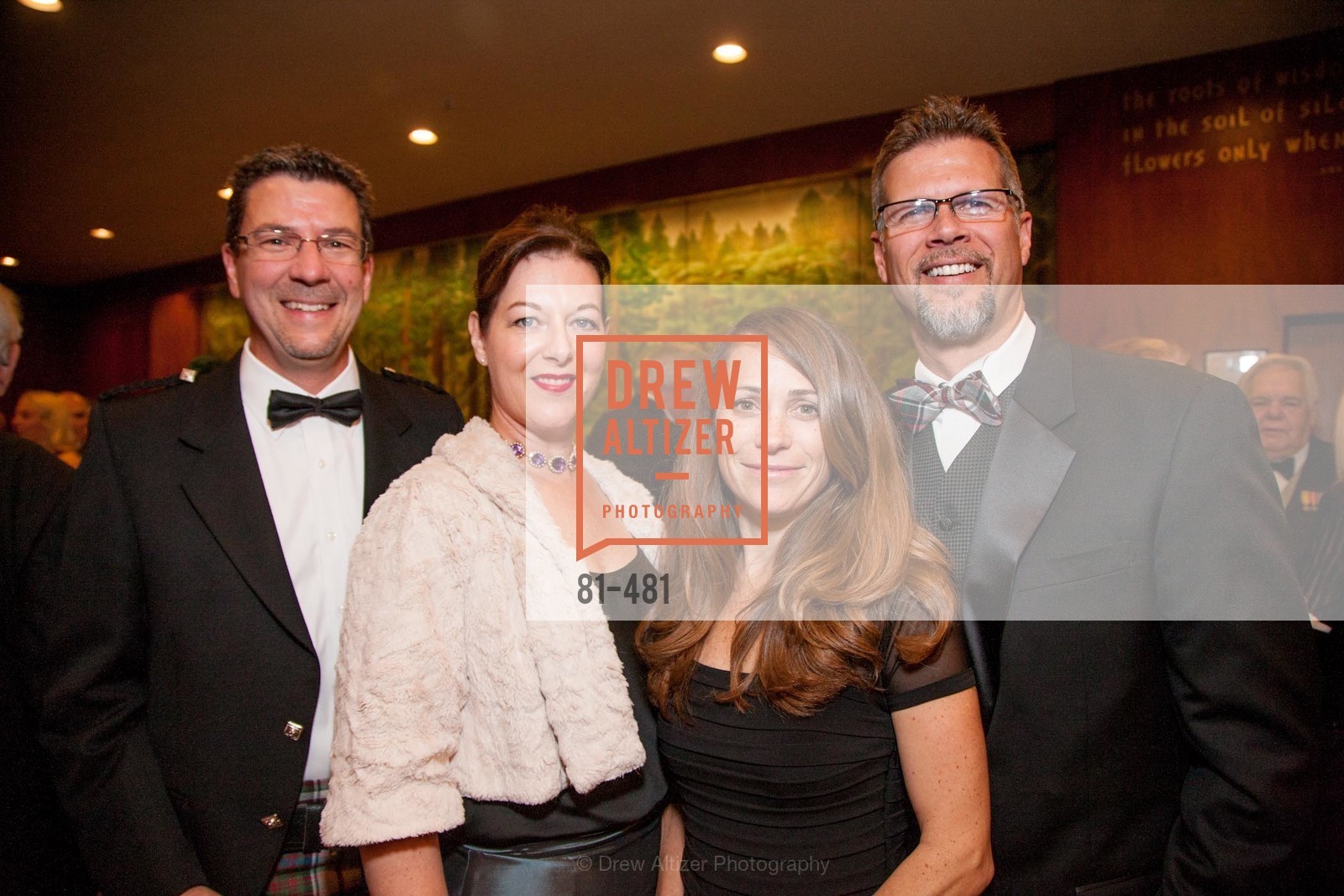 Gary Ketchen, Emily Ketchen, Kristin Stans, Rich Stans, ST. ANDREW'S SOCIETY OF SAN FRANCISCO'S Traditional Burns Night Supper 2014, US. US, . US, Photo #81-481 Gary Ketchen, Emily Ketchen, Kristin Stans, Rich Stans, Photo #81-481