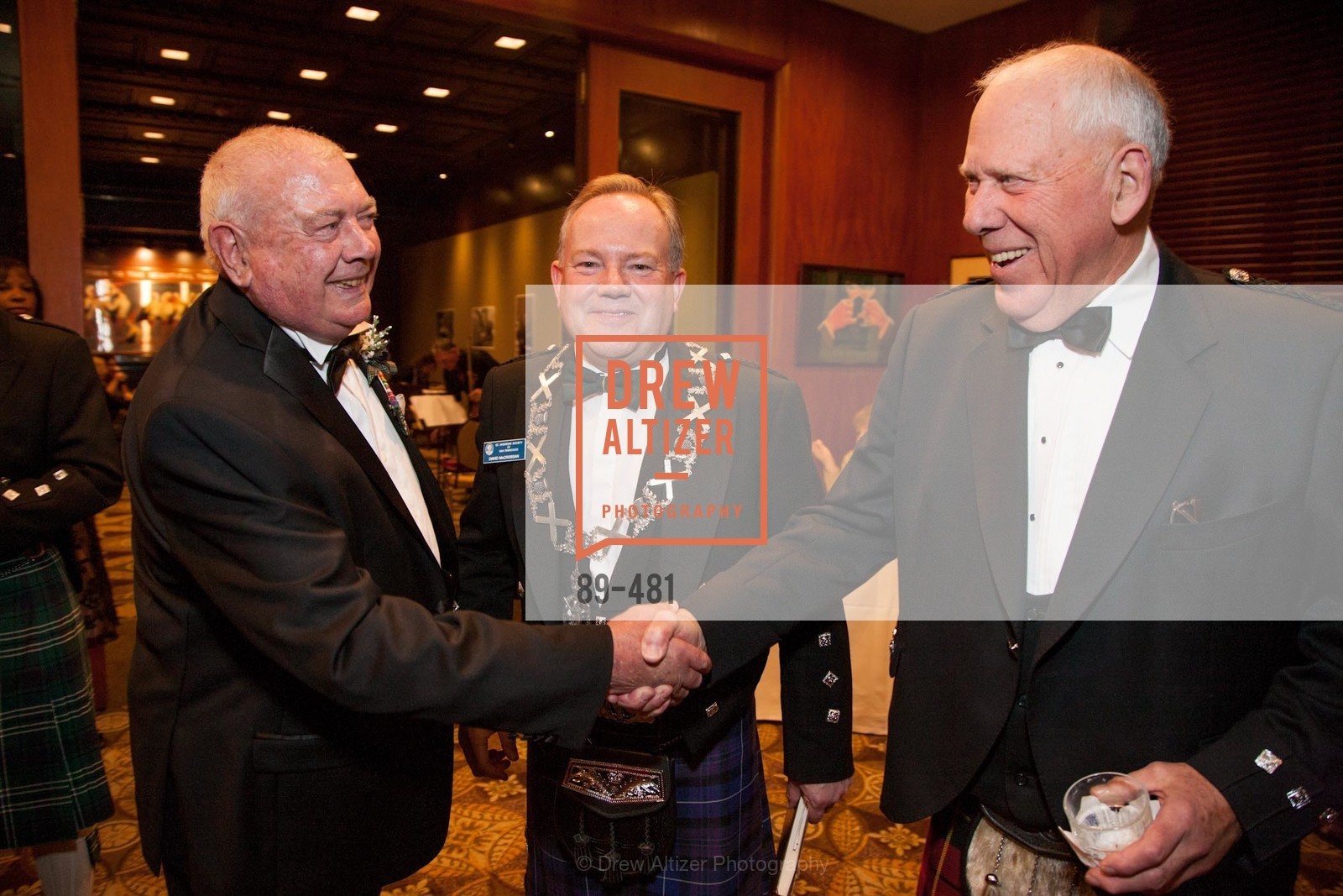 John Allison, David McCrossan, Russell Wallace, ST. ANDREW'S SOCIETY OF SAN FRANCISCO'S Traditional Burns Night Supper 2014, US. US, January 25th, 2014,Drew Altizer, Drew Altizer Photography, full-service agency, private events, San Francisco photographer, photographer california