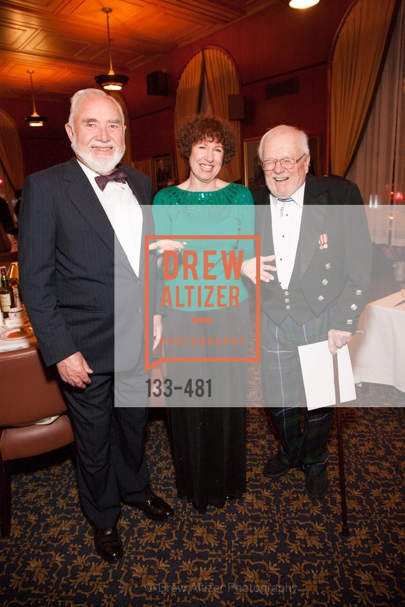David Schieser, Cathy Schieser, Gerard Sample, ST. ANDREW'S SOCIETY OF SAN FRANCISCO'S Traditional Burns Night Supper 2014, US. US, . US, Photo #133-481 David Schieser, Cathy Schieser, Gerard Sample, Photo #133-481