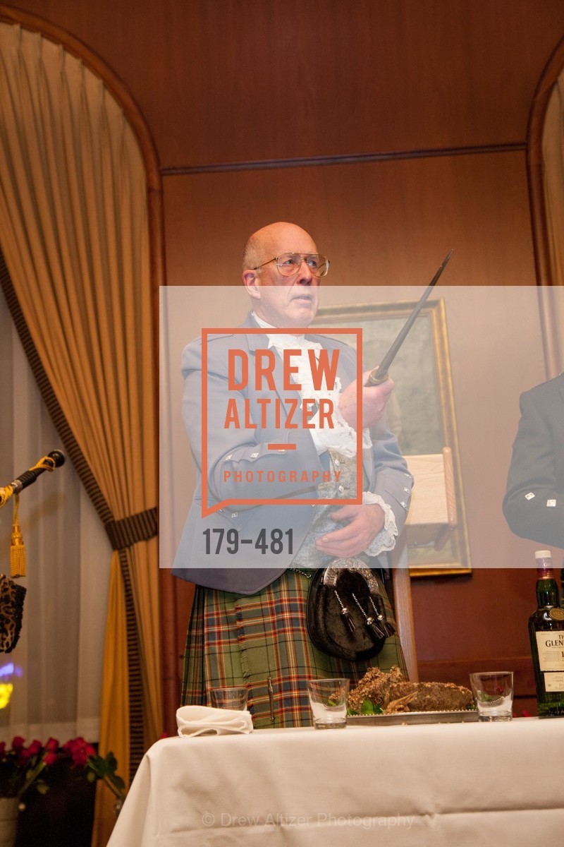 Fred Macondray, ST. ANDREW'S SOCIETY OF SAN FRANCISCO'S Traditional Burns Night Supper 2014, US. US, January 25th, 2014,Drew Altizer, Drew Altizer Photography, full-service agency, private events, San Francisco photographer, photographer california
