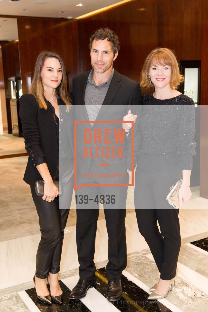 Natalie Wages, Jake Hennen, Chloe Harris, GRAFF Salutes Philanthropists Vanessa Getty, Daniel Lurie and Traci Des Jardins, US, December 4th, 2014, Photo #139-4836 Natalie Wages, Jake Hennen, Chloe Harris, Photo #139-4836