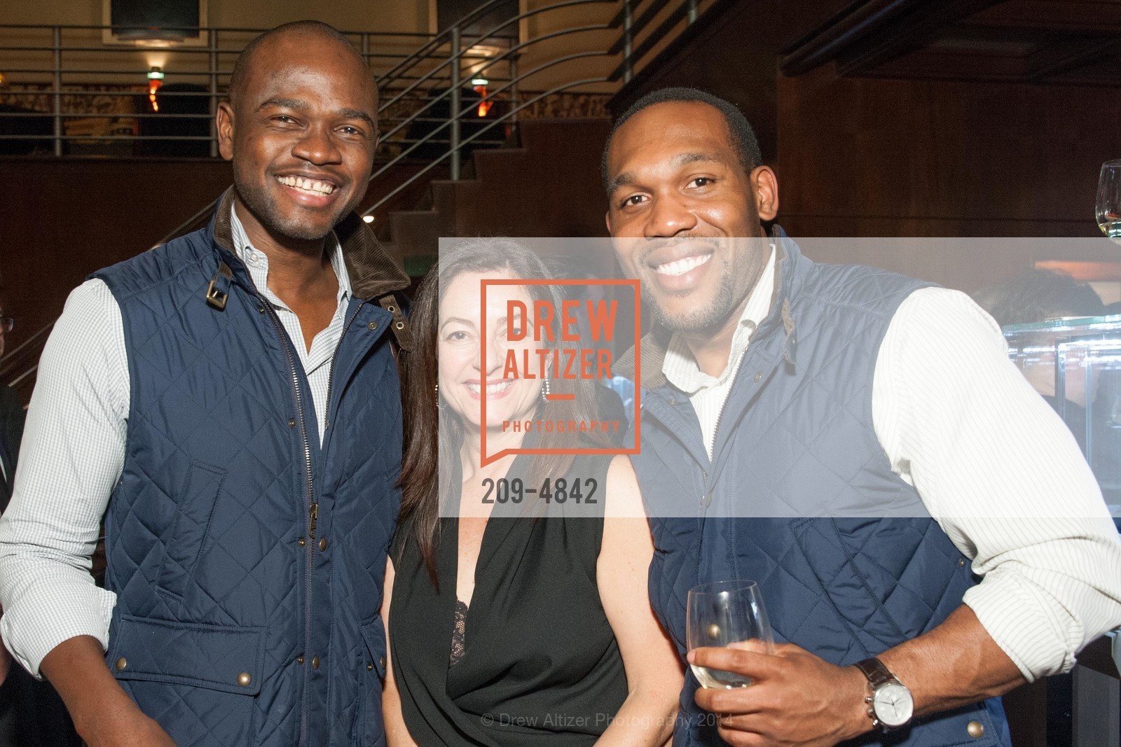 Marvin Larabi-Yebon, Alyson Talley, Nnandi Ihugbe, SHREVE CO & PANERAI'S Bix Supper Club Cocktails, US, November 6th, 2014, Photo #209-4842 Marvin Larabi-Yebon, Alyson Talley, Nnandi Ihugbe, Photo #209-4842