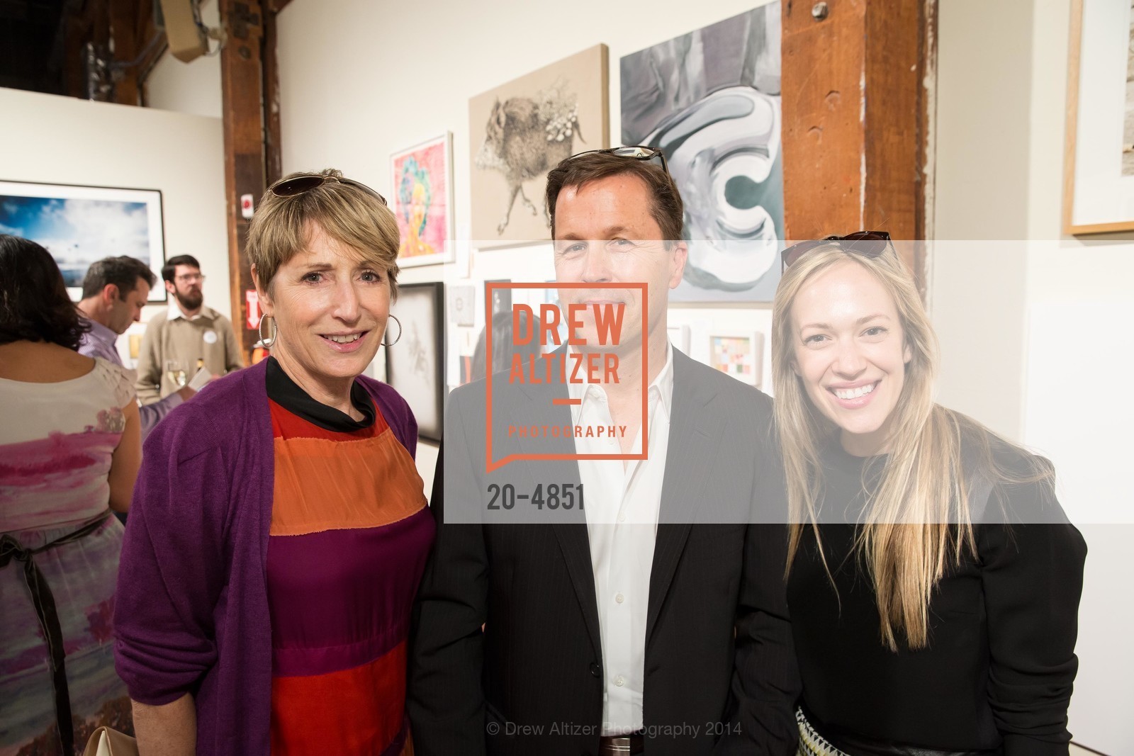 Ann Paolini, Ray Beldner, Brittany Gersh, HEADLANDS CENTER FOR THE ARTS Presents Benefit Auction, US, June 4th, 2014, Photo #20-4851 Ann Paolini, Ray Beldner, Brittany Gersh, Photo #20-4851
