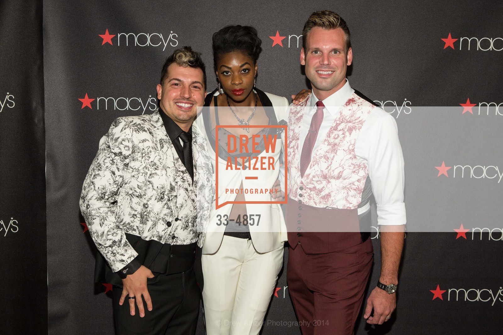 Jake Wall, Melissa Gray, Joshua Morgan, MACY'S PASSPORT Glamorama 2014, Golden Gate Theater. 1 Taylor Street, September 12th, 2014, Photo #33-4857 Jake Wall, Melissa Gray, Joshua Morgan, Photo #33-4857