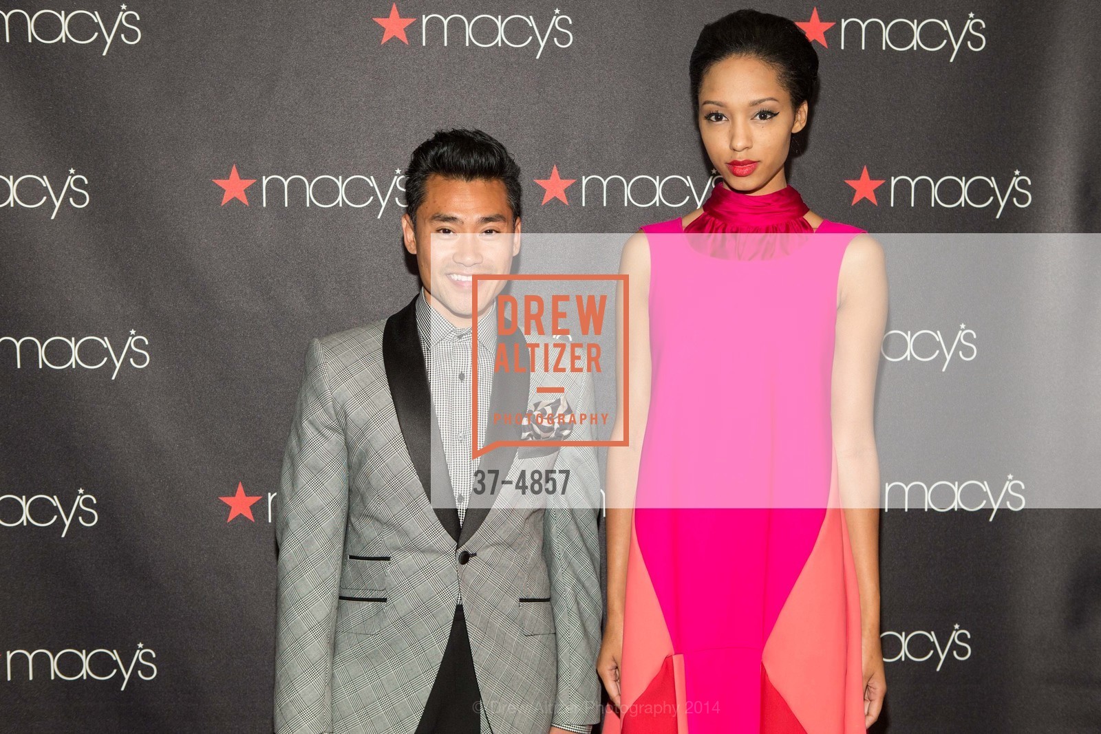 Tony Sananikone, Khalilah Brackeen, MACY'S PASSPORT Glamorama 2014, Golden Gate Theater. 1 Taylor Street, September 12th, 2014, Photo #37-4857 Tony Sananikone, Khalilah Brackeen, Photo #37-4857