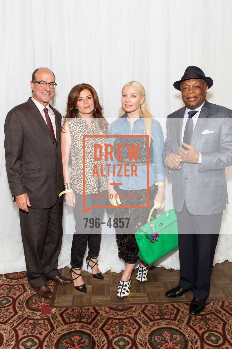 Victor Makras, Farah Makras, Sonya Molodetskaya, Willie Brown, MACY'S PASSPORT Glamorama 2014, Golden Gate Theater. 1 Taylor Street, September 12th, 2014, Photo #796-4857 Victor Makras, Farah Makras, Sonya Molodetskaya, Willie Brown, Photo #796-4857