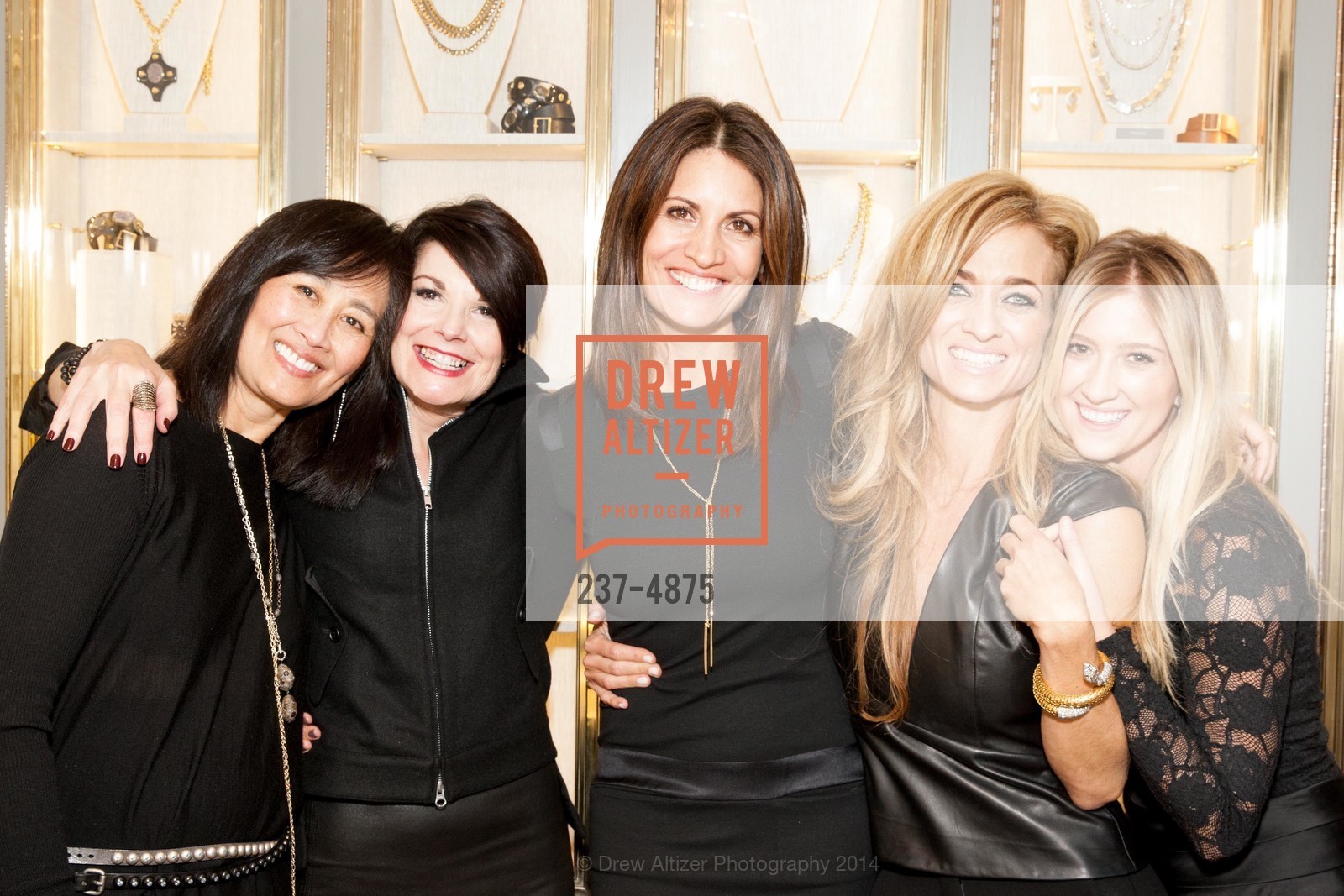 Shirley Liu, Kellie Phinney, Miranda Abrams, Kary Chendo, Mazie Sherwood, HUTCHINSONS FINE JEWELRY Store Opening Celebration in Support of COMPASS FAMILY, US, December 4th, 2014, Photo #237-4875 Shirley Liu, Kellie Phinney, Miranda Abrams, Kary Chendo, Mazie Sherwood, Photo #237-4875