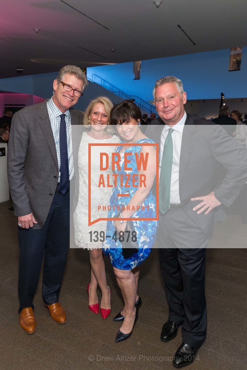 Russ Roeca, Jenny Petty, Pame Schmider, Rich Vernon, BOUQUETS TO ART Opening Night Gala, US, March 17th, 2014, Photo #139-4878 Russ Roeca, Jenny Petty, Pame Schmider, Rich Vernon, Photo #139-4878