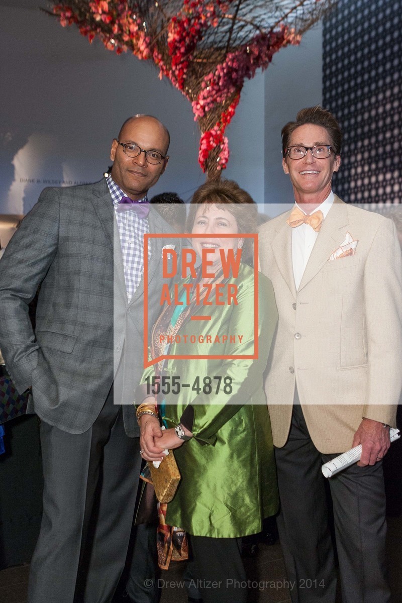 Derek Barnes, Carrie Harris, Ted Hiscox, BOUQUETS TO ART Opening Night Gala, US, March 17th, 2014, Photo #1555-4878 Derek Barnes, Carrie Harris, Ted Hiscox, Photo #1555-4878
