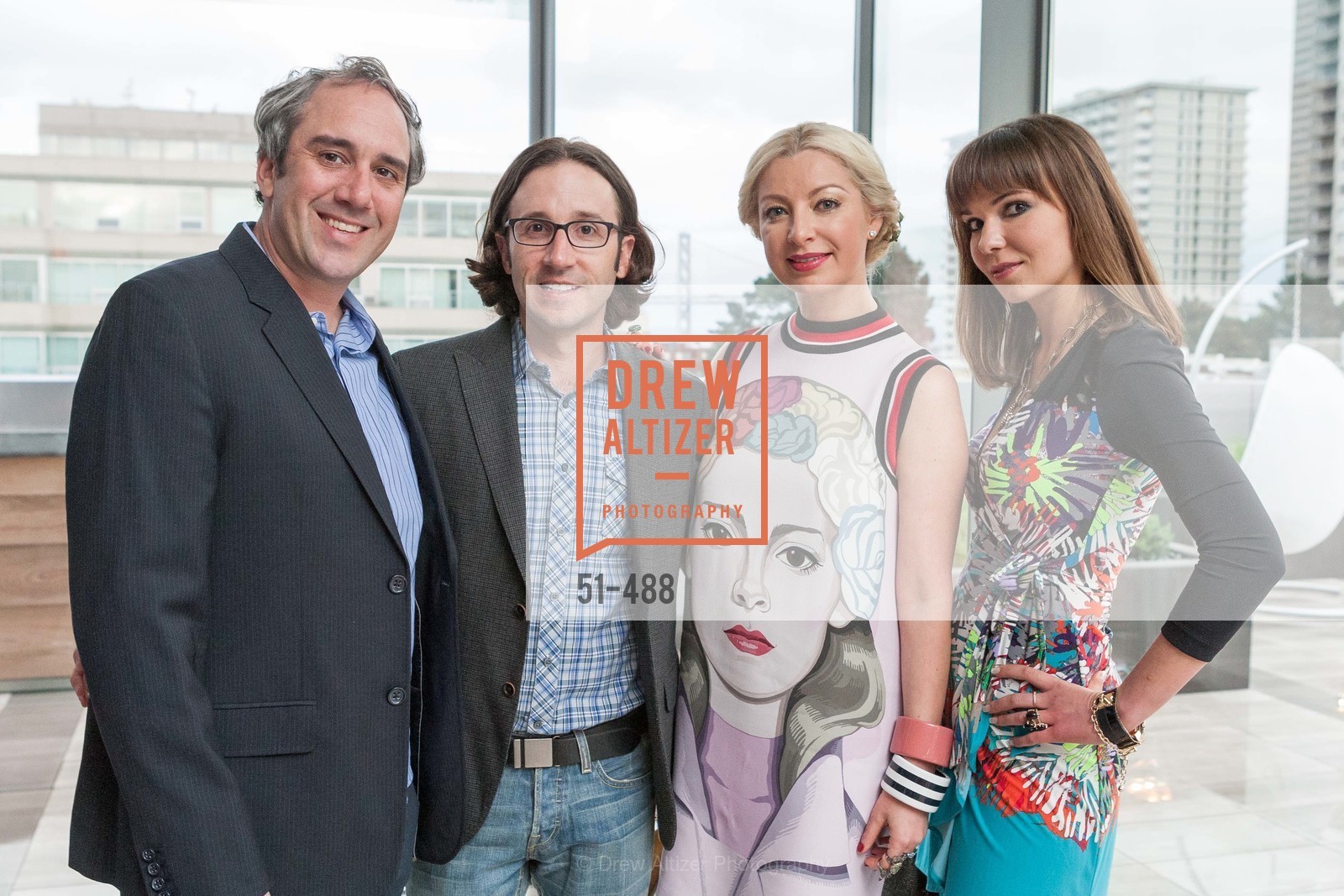 Gil Padia, Kyle McMillen, Sonya Molodetskaya, Olga Sadovskaya, SONYA MOLODETSKAYA's Birthday Party, US. The Battery Penthouse, April 1st, 2014,Drew Altizer, Drew Altizer Photography, full-service agency, private events, San Francisco photographer, photographer california