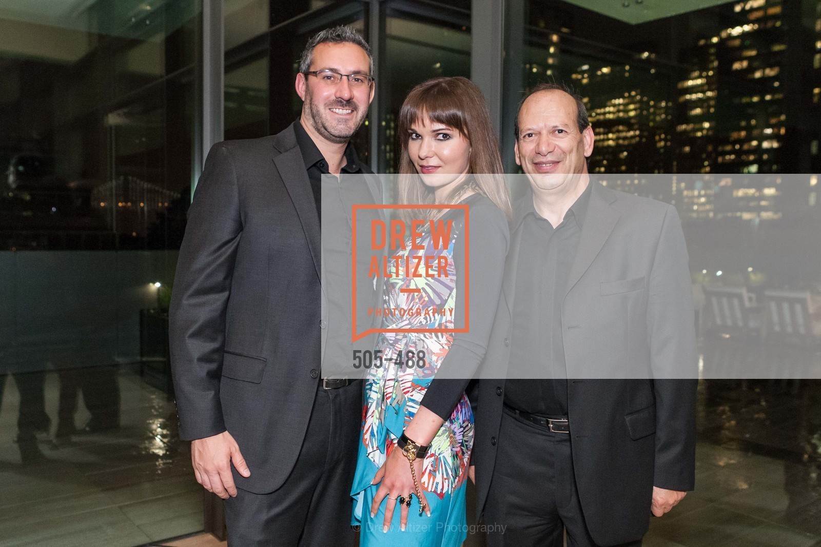 Joe Gavazza, Olga Sadovskaya, Noureddine Azouaou, SONYA MOLODETSKAYA's Birthday Party, US. The Battery Penthouse, April 1st, 2014,Drew Altizer, Drew Altizer Photography, full-service agency, private events, San Francisco photographer, photographer california
