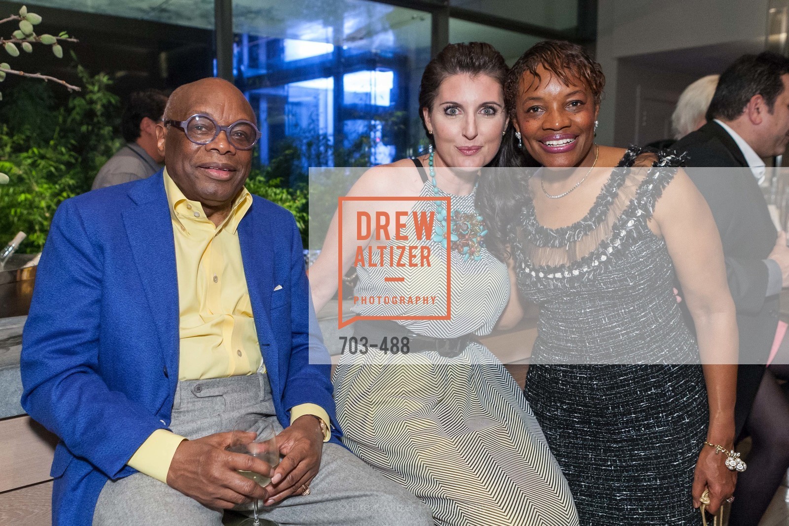 Willie Brown, Katerina Kalessis, Susan Brown, SONYA MOLODETSKAYA's Birthday Party, US. The Battery Penthouse, April 1st, 2014,Drew Altizer, Drew Altizer Photography, full-service event agency, private events, San Francisco photographer, photographer California