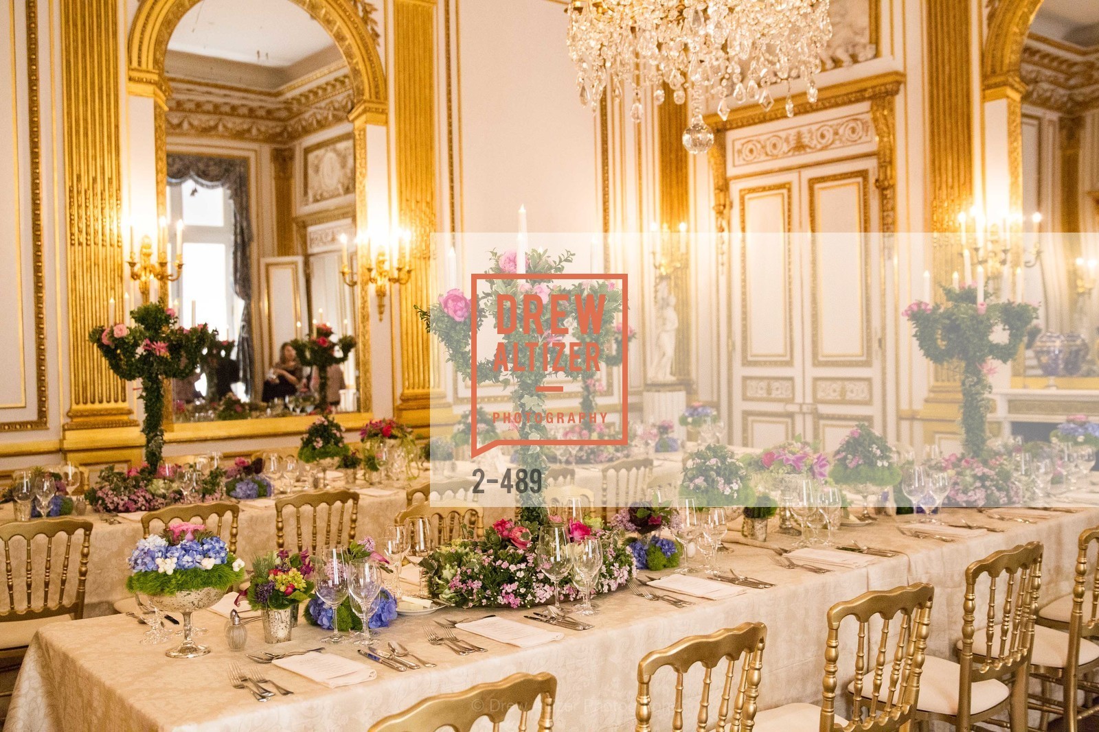 Atmosphere, The Salon Doré from the Hôtel de La Trémoille Private Dinner, US. The Battery, April 1st, 2014,Drew Altizer, Drew Altizer Photography, full-service agency, private events, San Francisco photographer, photographer california