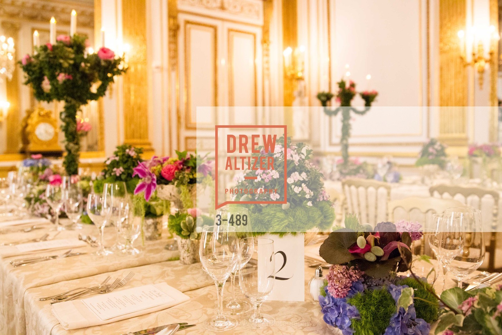 Atmosphere, The Salon Doré from the Hôtel de La Trémoille Private Dinner, US. The Battery, April 1st, 2014,Drew Altizer, Drew Altizer Photography, full-service agency, private events, San Francisco photographer, photographer california
