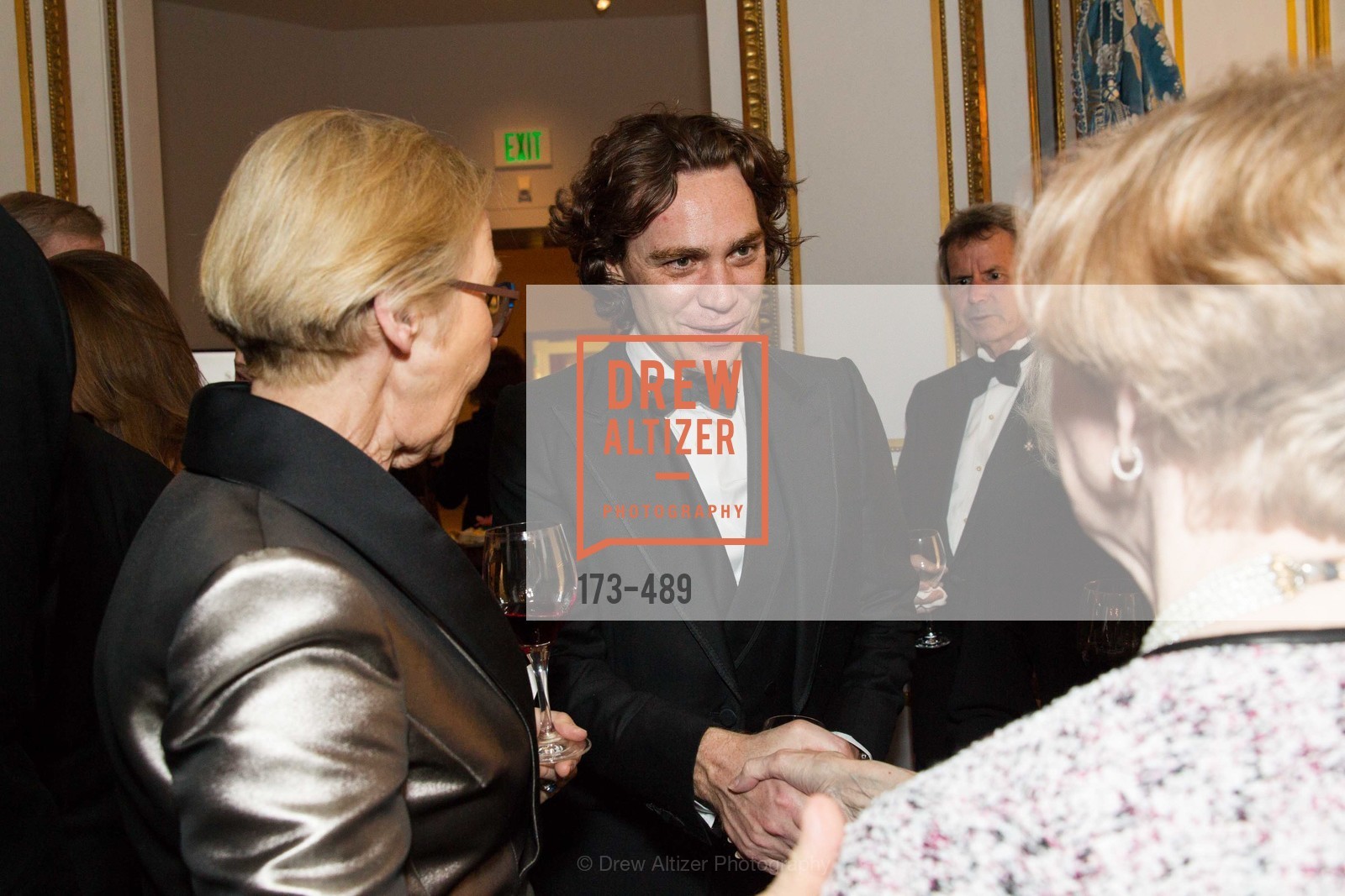 Barbro Osher, Jay Fielden, Denise Hale, The Salon Doré from the Hôtel de La Trémoille Private Dinner, US. The Battery, April 1st, 2014,Drew Altizer, Drew Altizer Photography, full-service agency, private events, San Francisco photographer, photographer california