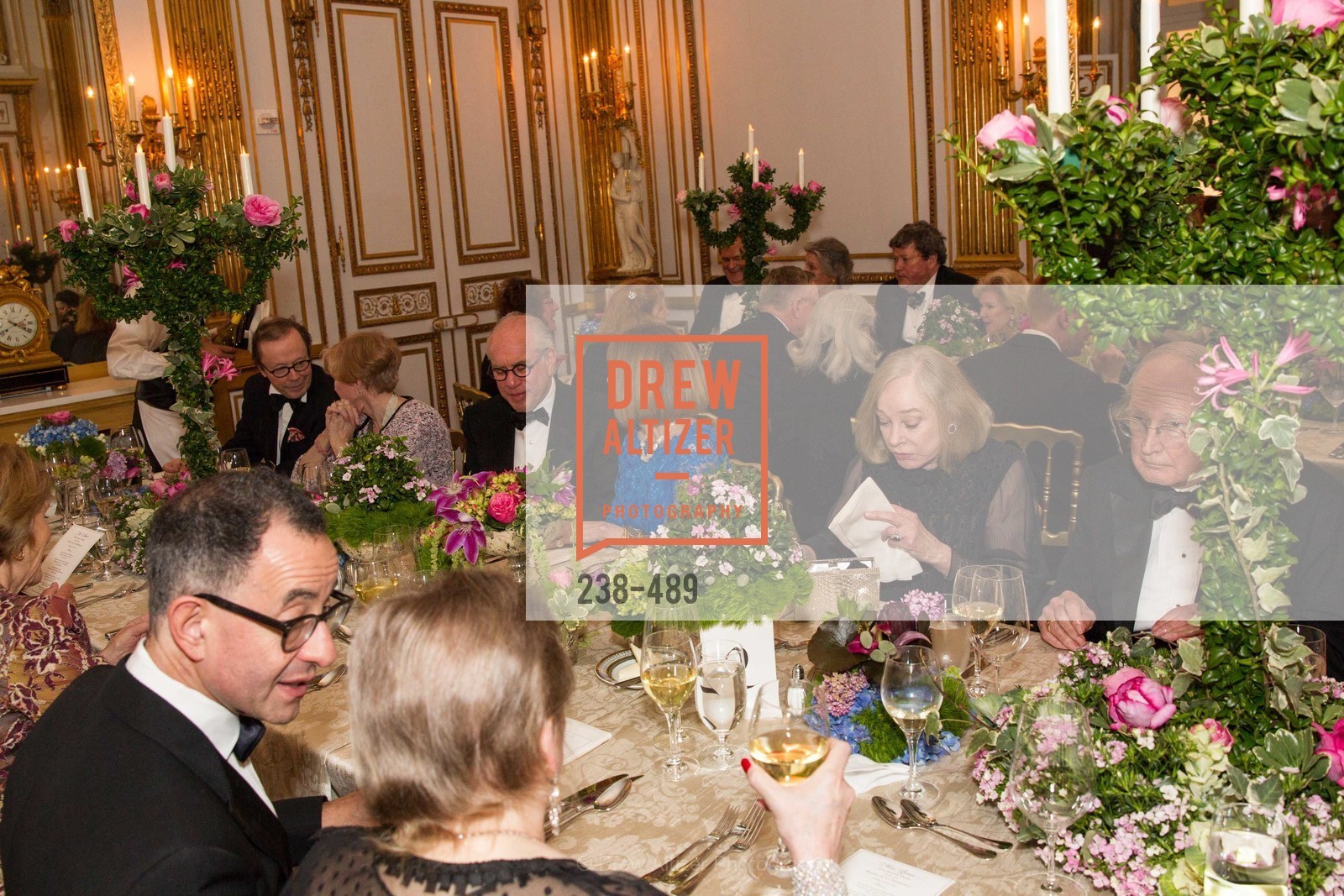 Andrew Skurman, Beatrice Bowles, Gretchen Kimball, Richard Goss, The Salon Doré from the Hôtel de La Trémoille Private Dinner, US. The Battery, April 1st, 2014,Drew Altizer, Drew Altizer Photography, full-service event agency, private events, San Francisco photographer, photographer California