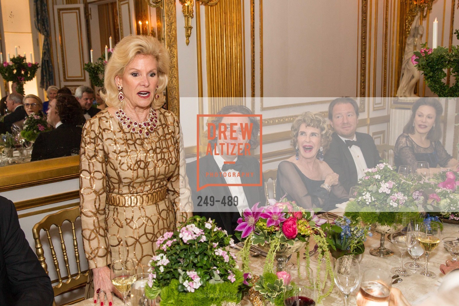 Dede Wilsey, The Salon Doré from the Hôtel de La Trémoille Private Dinner, US. The Battery, April 1st, 2014,Drew Altizer, Drew Altizer Photography, full-service agency, private events, San Francisco photographer, photographer california
