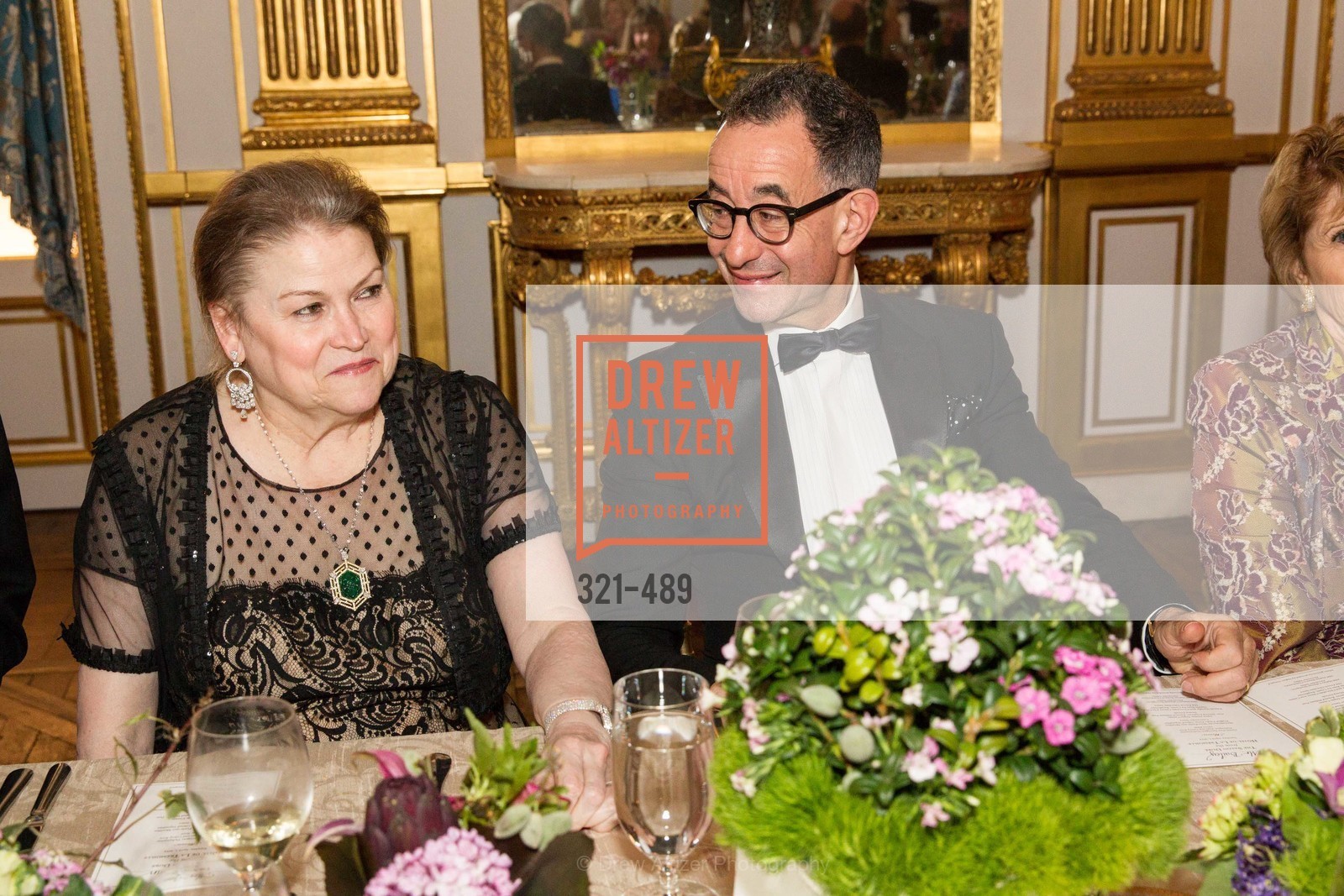Cynthia Gunn, Colin Bailey, The Salon Doré from the Hôtel de La Trémoille Private Dinner, US. The Battery, April 1st, 2014,Drew Altizer, Drew Altizer Photography, full-service agency, private events, San Francisco photographer, photographer california