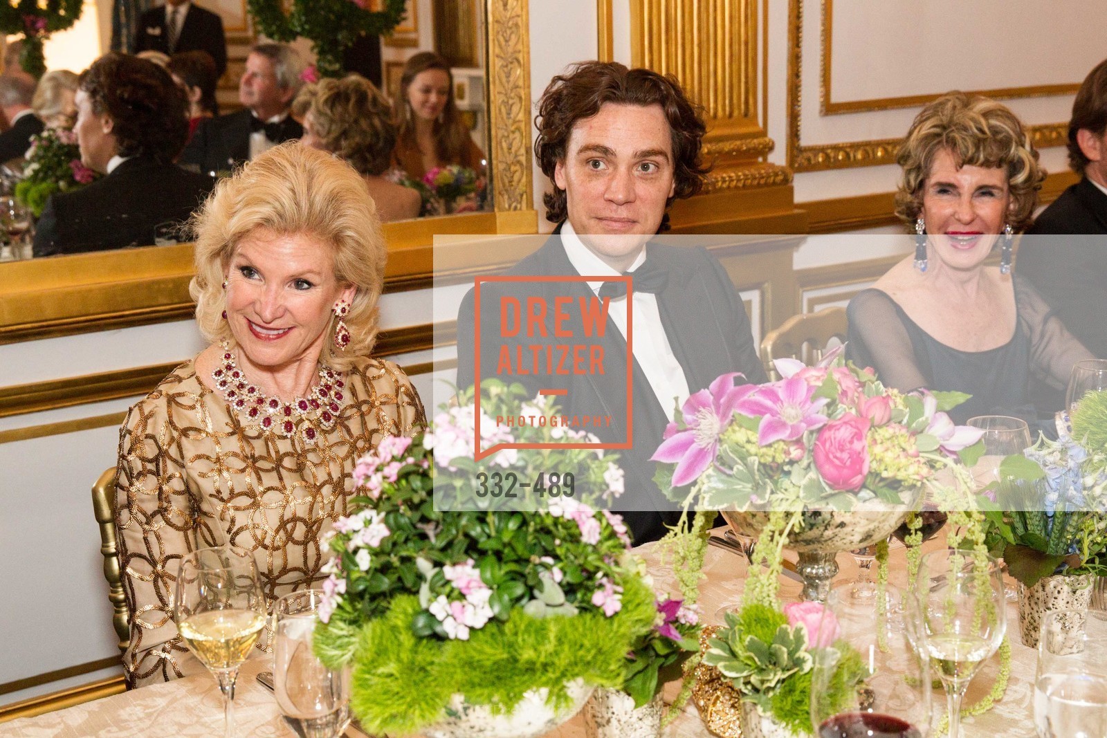 Dede Wilsey, Jay Fielden, Lucy Hamilton, The Salon Doré from the Hôtel de La Trémoille Private Dinner, US. The Battery, April 1st, 2014,Drew Altizer, Drew Altizer Photography, full-service agency, private events, San Francisco photographer, photographer california