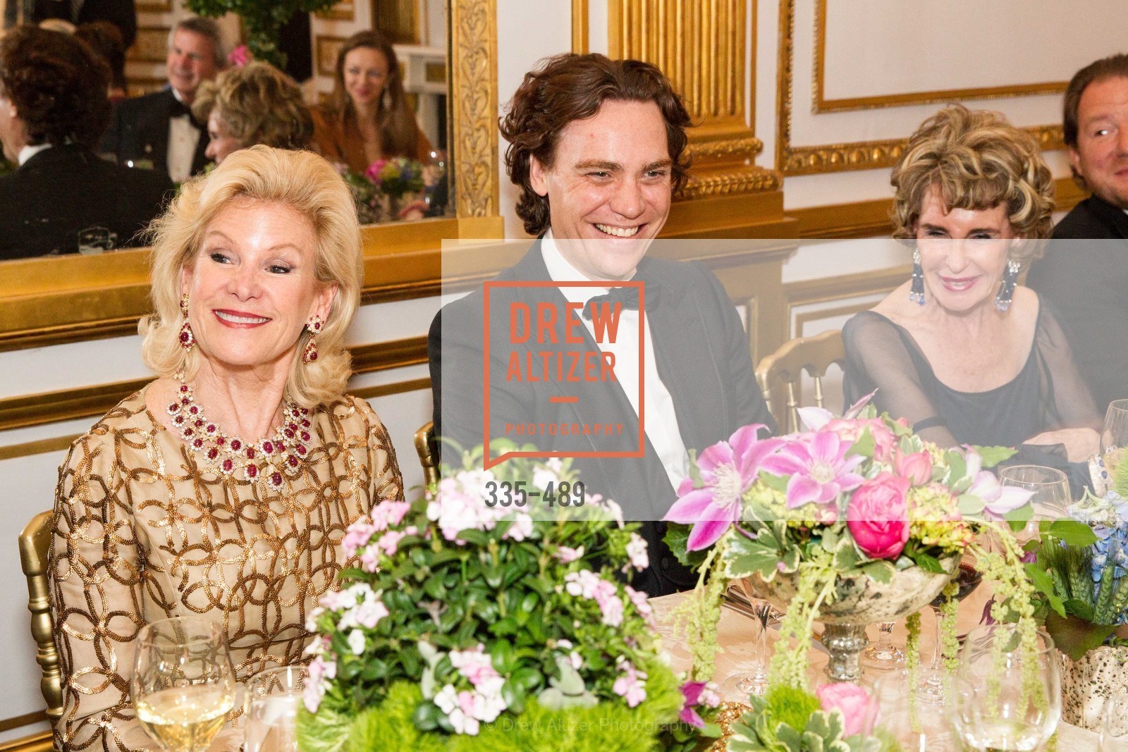Dede Wilsey, Jay Fielden, Lucy Hamilton, The Salon Doré from the Hôtel de La Trémoille Private Dinner, US. The Battery, April 1st, 2014,Drew Altizer, Drew Altizer Photography, full-service agency, private events, San Francisco photographer, photographer california