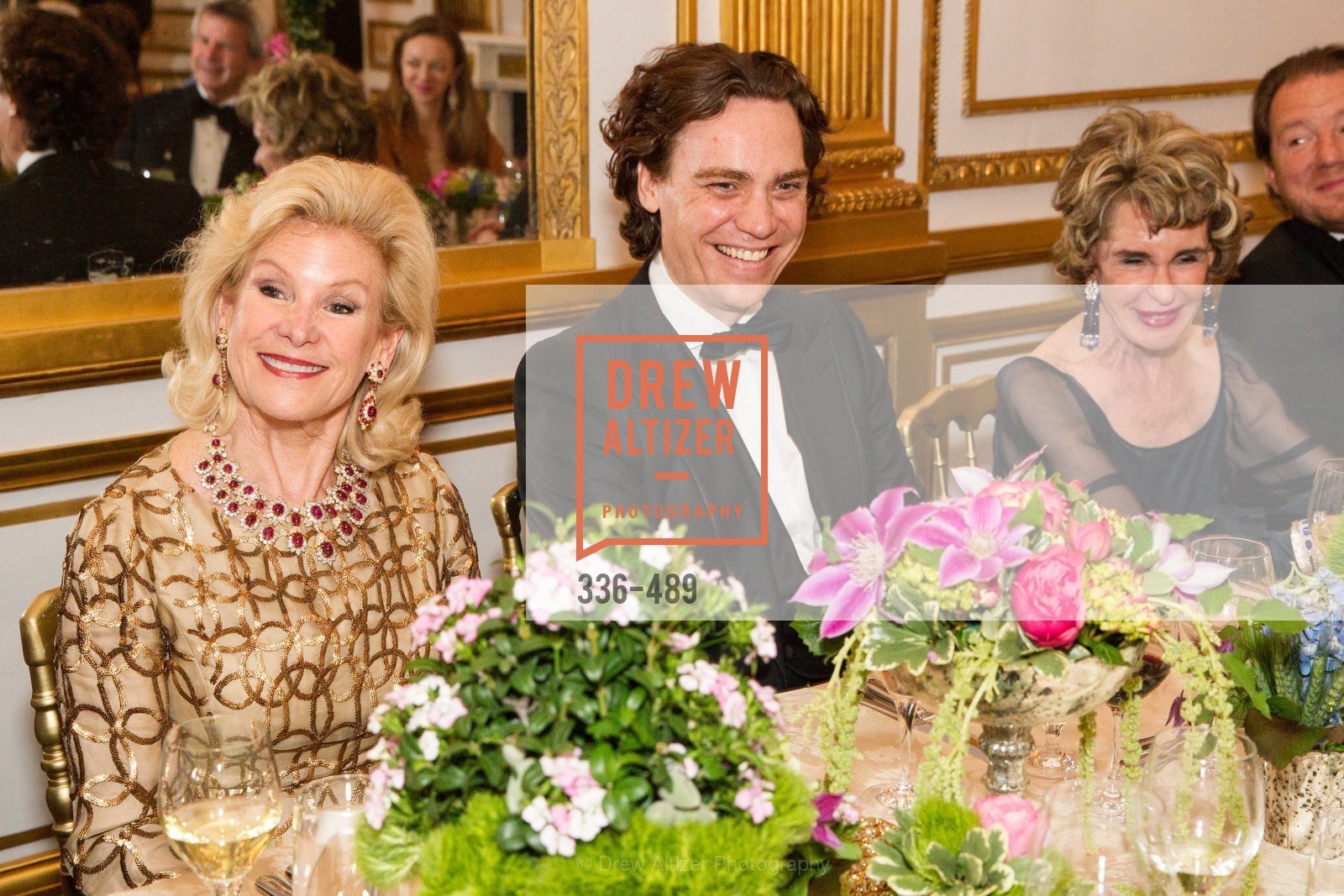 Dede Wilsey, Jay Fielden, Lucy Hamilton, The Salon Doré from the Hôtel de La Trémoille Private Dinner, US. The Battery, April 1st, 2014,Drew Altizer, Drew Altizer Photography, full-service event agency, private events, San Francisco photographer, photographer California