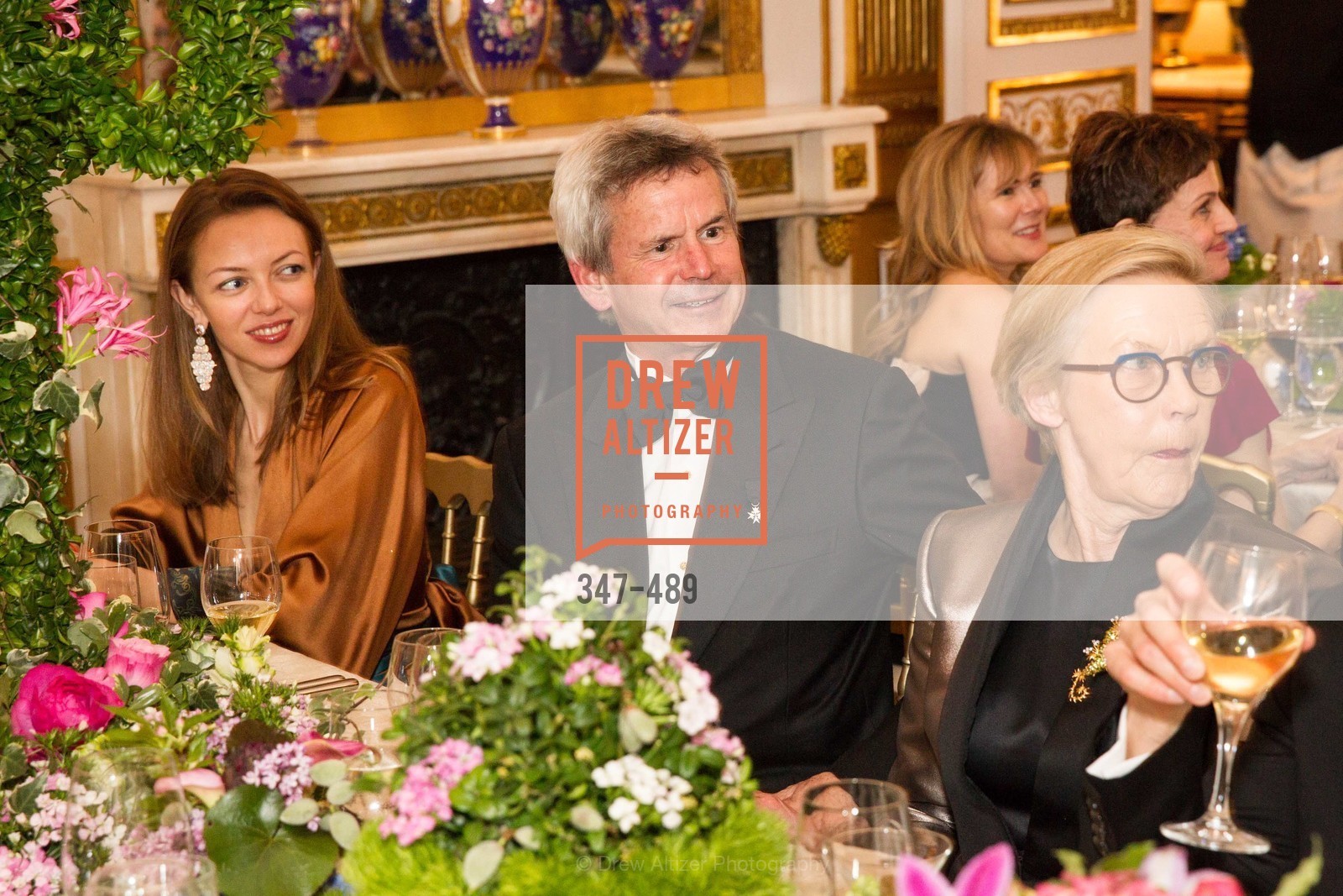 Marina Steinitz, Barbro Osher, The Salon Doré from the Hôtel de La Trémoille Private Dinner, US. The Battery, April 1st, 2014,Drew Altizer, Drew Altizer Photography, full-service agency, private events, San Francisco photographer, photographer california