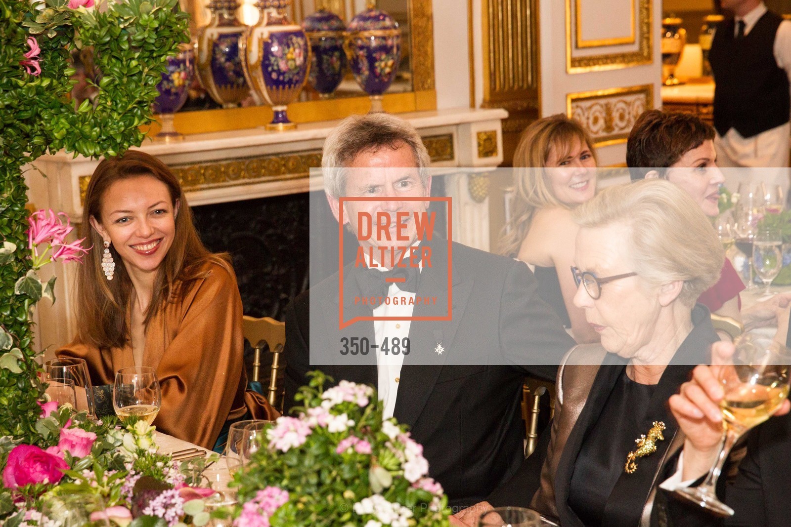 Marina Steinitz, Barbro Osher, The Salon Doré from the Hôtel de La Trémoille Private Dinner, US. The Battery, April 1st, 2014,Drew Altizer, Drew Altizer Photography, full-service agency, private events, San Francisco photographer, photographer california