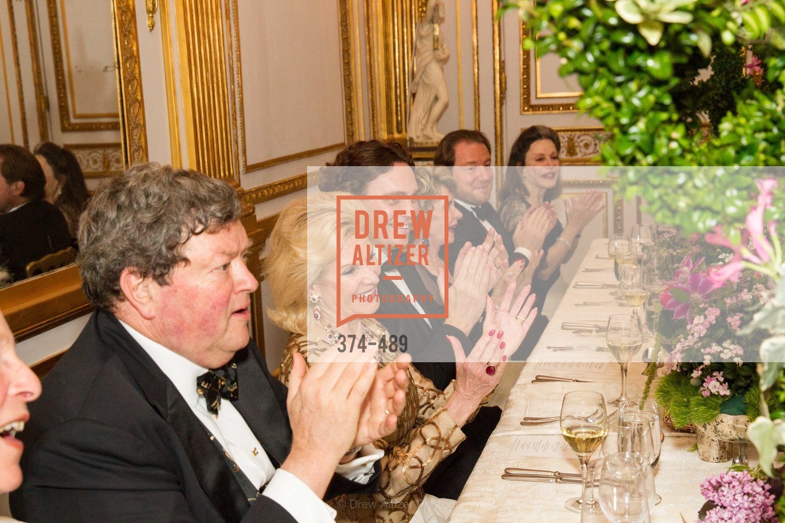 John Gunn, Dede Wilsey, Jay Fielden, The Salon Doré from the Hôtel de La Trémoille Private Dinner, US. The Battery, April 1st, 2014,Drew Altizer, Drew Altizer Photography, full-service agency, private events, San Francisco photographer, photographer california