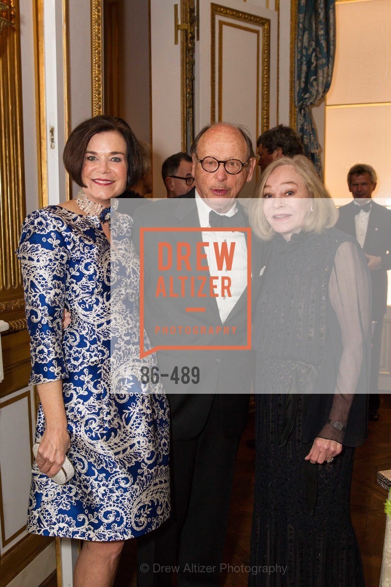 Lucy Buchanan, Bernard Osher, Gretchen Kimball, The Salon Doré from the Hôtel de La Trémoille Private Dinner, US. The Battery, April 1st, 2014,Drew Altizer, Drew Altizer Photography, full-service agency, private events, San Francisco photographer, photographer california