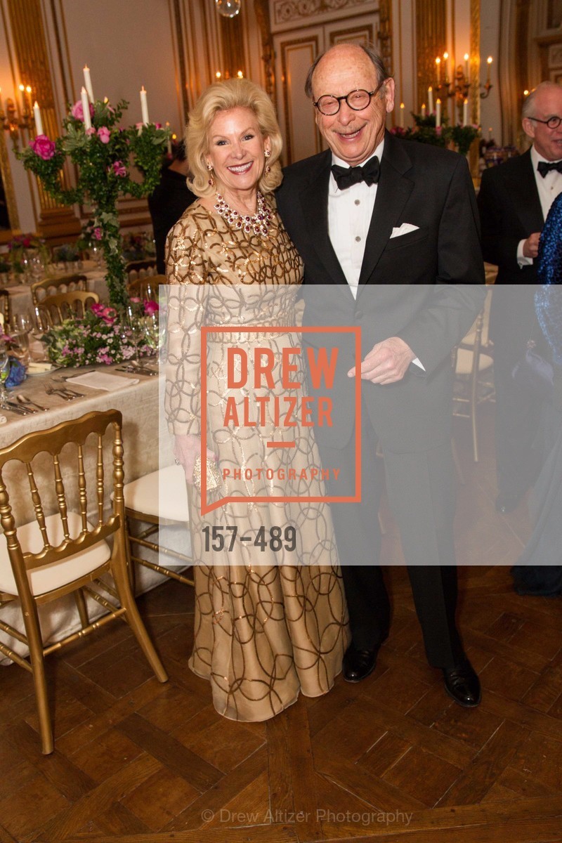 Dede Wilsey, Bernard Osher, The Salon Doré from the Hôtel de La Trémoille Private Dinner, US. The Battery, April 1st, 2014