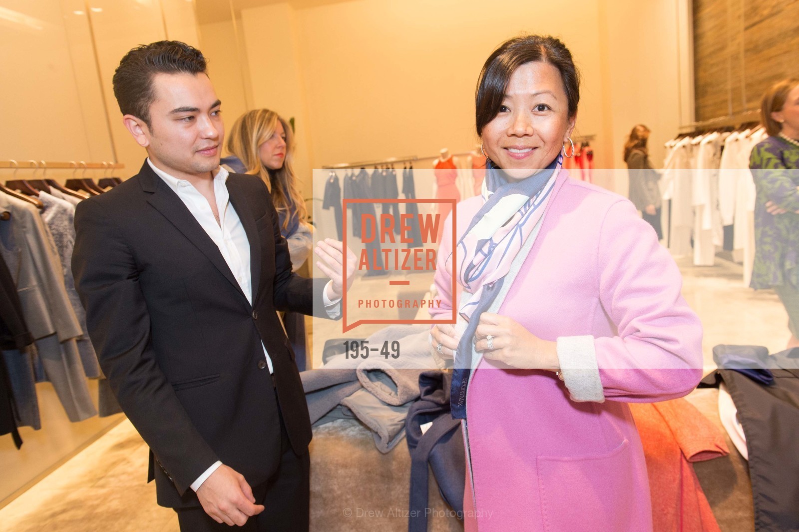 Brant Sumida, Wendy Fraser, Luncheon Hosted by Max Mara, Max Mara. 175 Post St, San Francisco, CA 94108, April 21st, 2015,Drew Altizer, Drew Altizer Photography, full-service agency, private events, San Francisco photographer, photographer california