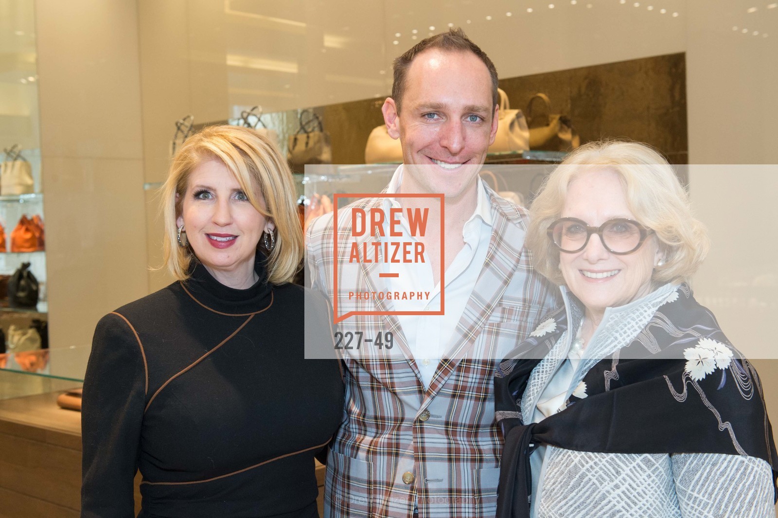 Roberta Economidis, Patrick Herning, Cynthia Molstad, Luncheon Hosted by Max Mara, Max Mara. 175 Post St, San Francisco, CA 94108, Photo #227-49 Roberta Economidis, Patrick Herning, Cynthia Molstad, Photo #227-49