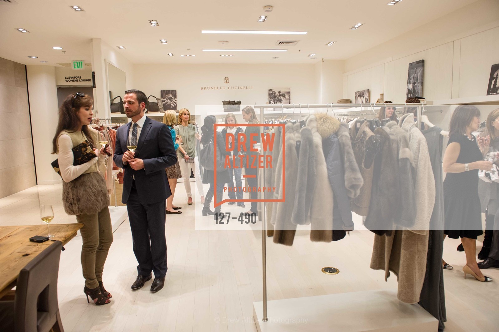 Stephanie Ejabat, Ryan Williams, Nancy Kukacka Hosts Brunello Cucinelli at SAKS FIFTH AVENUE Benefitting New Door Ventures, US. The Battery, April 2nd, 2014,Drew Altizer, Drew Altizer Photography, full-service agency, private events, San Francisco photographer, photographer california