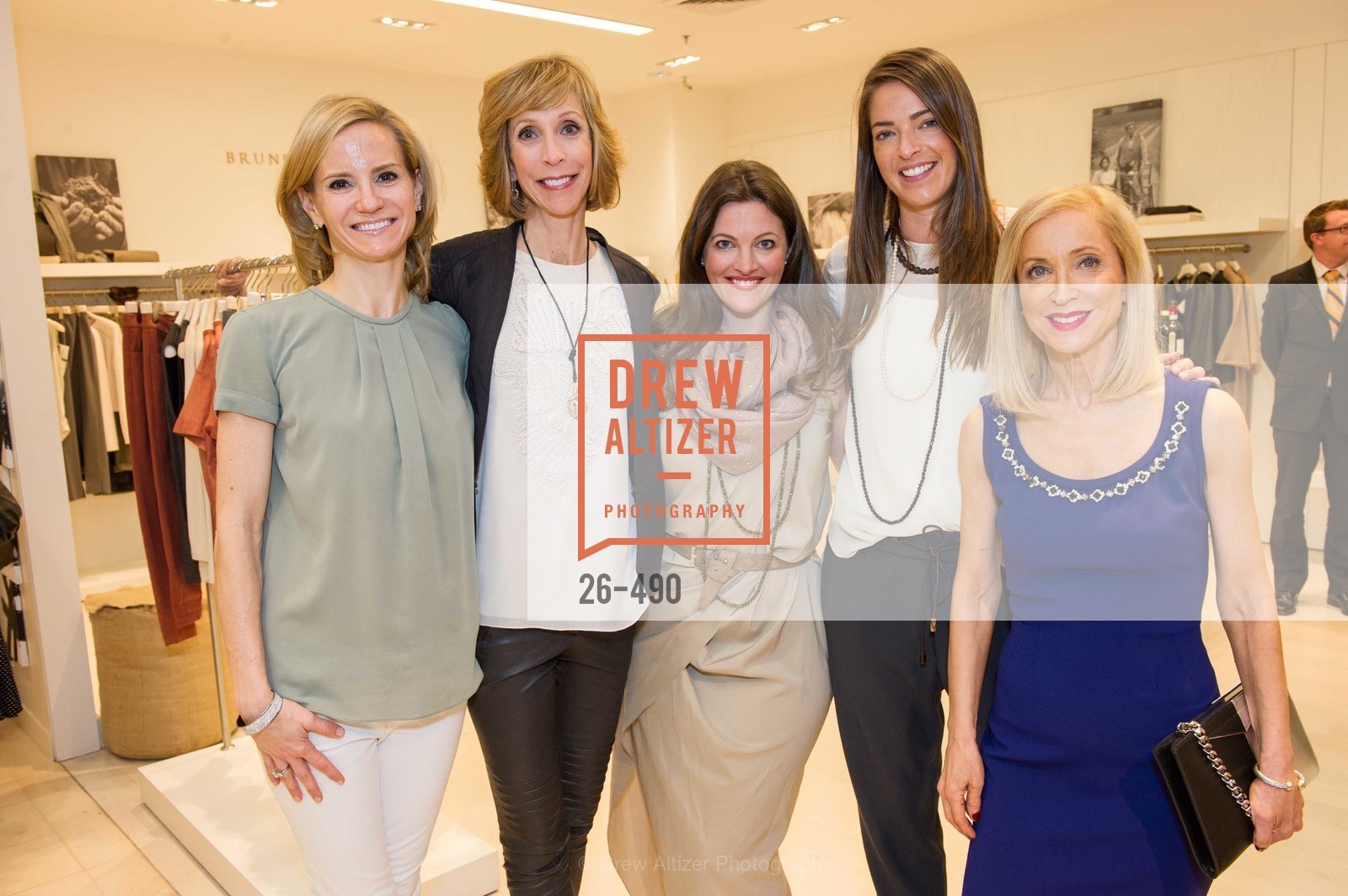 Anne Marie Peterson, Nancy Kukacka, Alicia Sabella, Samantha Wood, Shelley Gordon, Nancy Kukacka Hosts Brunello Cucinelli at SAKS FIFTH AVENUE Benefitting New Door Ventures, US. The Battery, April 2nd, 2014,Drew Altizer, Drew Altizer Photography, full-service agency, private events, San Francisco photographer, photographer california