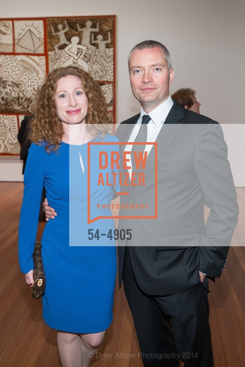 Emma Hofbauer, Dieter Buchhart, Keith Haring: The Political Line Opening Reception at the deYOUNG MUSEUM, US, November 5th, 2014, Photo #54-4905 Emma Hofbauer, Dieter Buchhart, Photo #54-4905