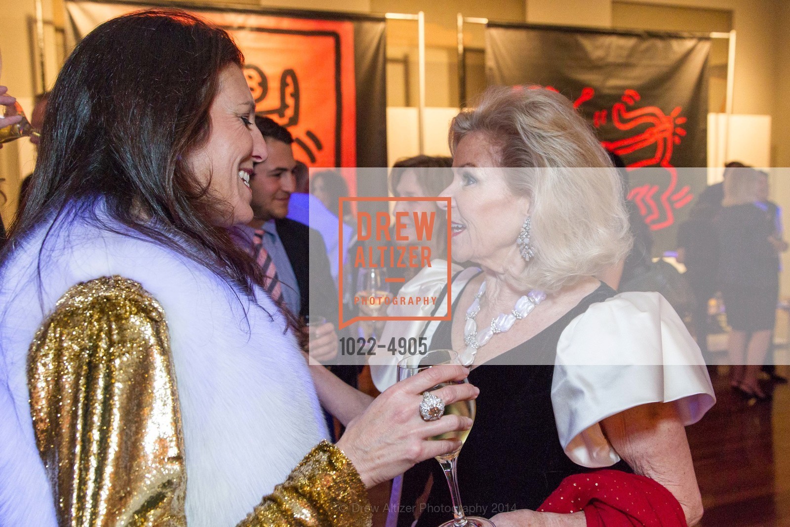 Sloan Barnett, Dede Wilsey, Keith Haring: The Political Line Opening Reception at the deYOUNG MUSEUM, US, November 5th, 2014, Photo #1022-4905 Sloan Barnett, Dede Wilsey, Photo #1022-4905