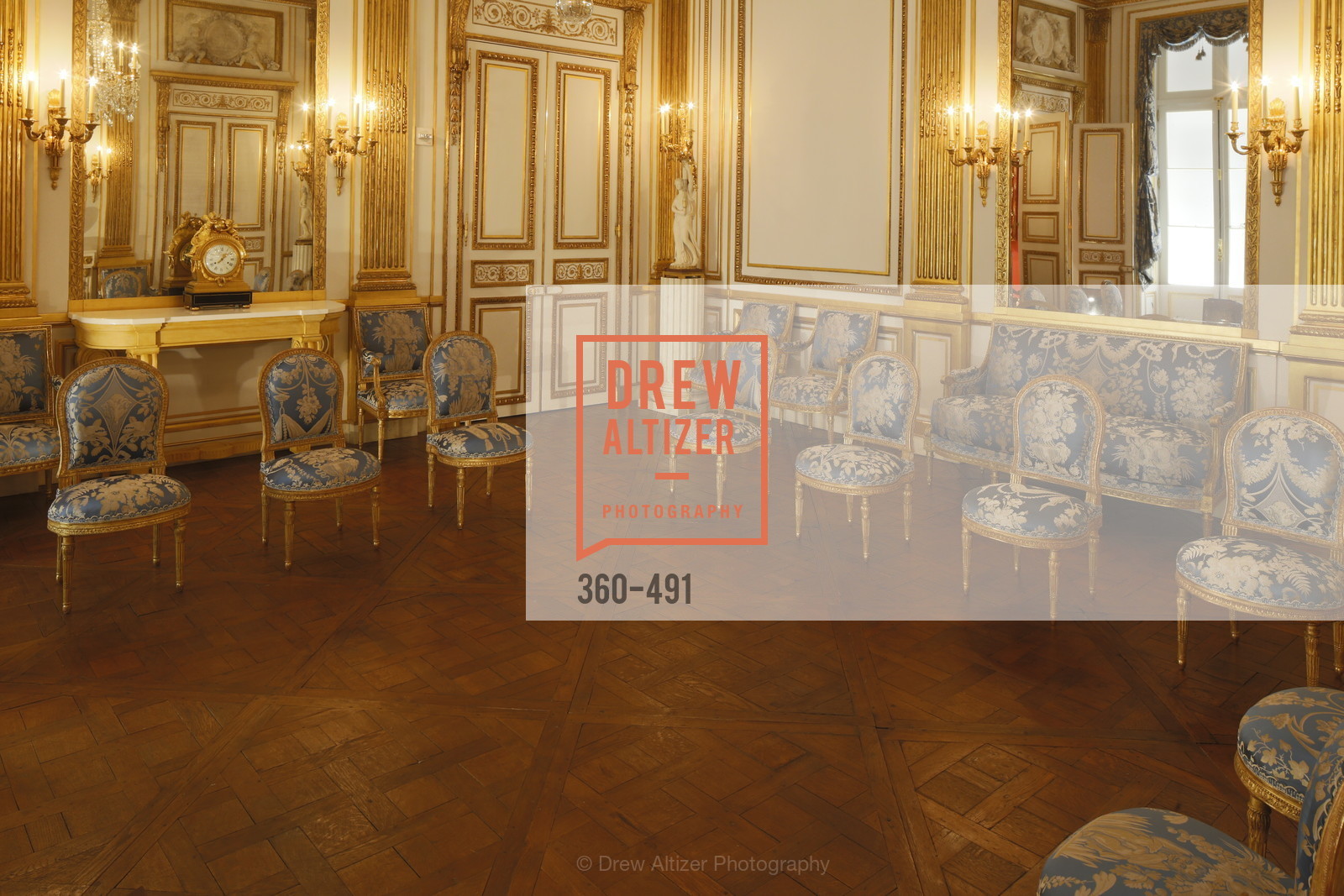 Atmosphere, The Salon Doré from the Hôtel de La Trémoille Donor Opening, US. Legion of Honor, April 2nd, 2014,Drew Altizer, Drew Altizer Photography, full-service event agency, private events, San Francisco photographer, photographer California