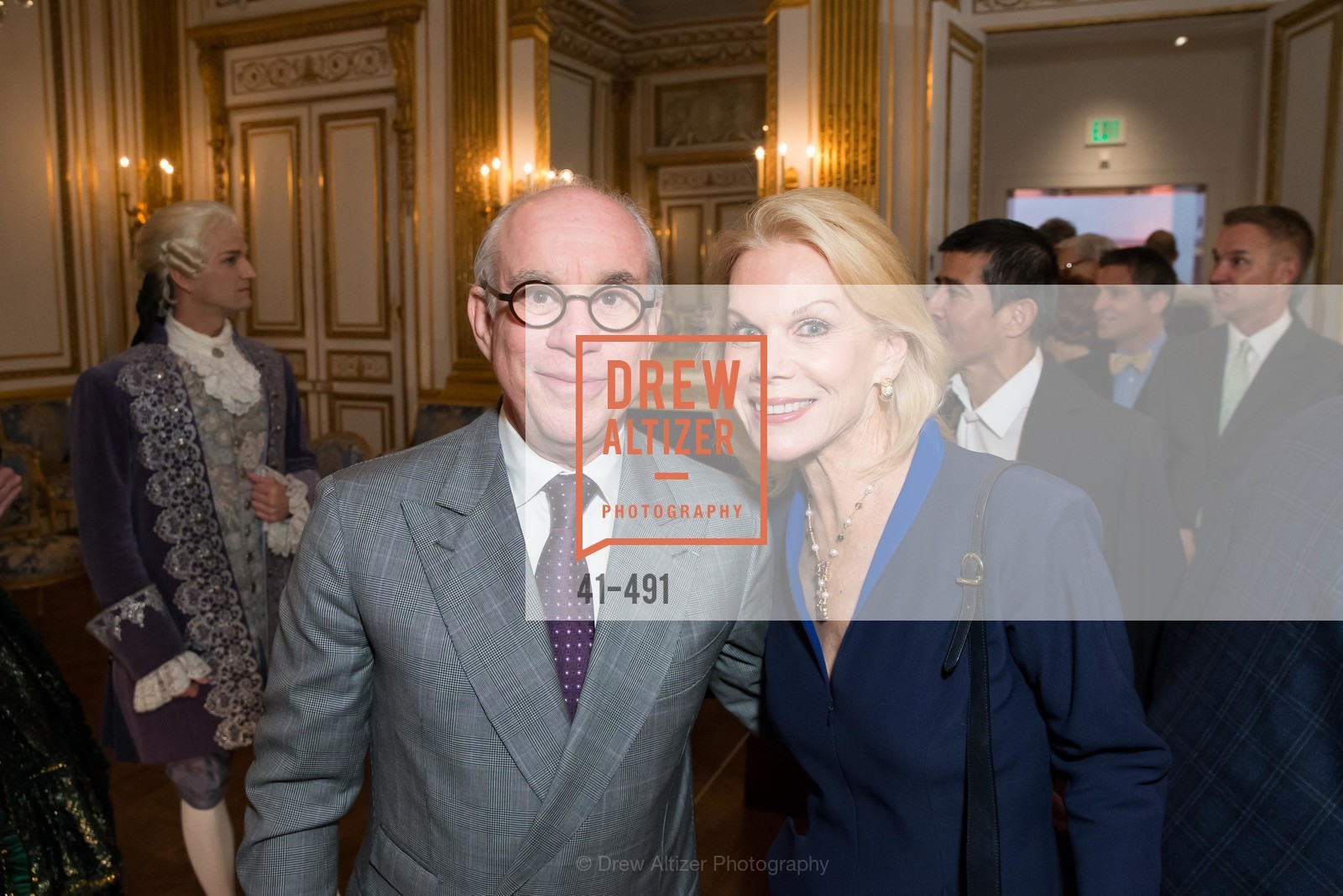 Andrew Skurman, Sandra Farris, The Salon Doré from the Hôtel de La Trémoille Donor Opening, US. Legion of Honor, April 2nd, 2014,Drew Altizer, Drew Altizer Photography, full-service agency, private events, San Francisco photographer, photographer california