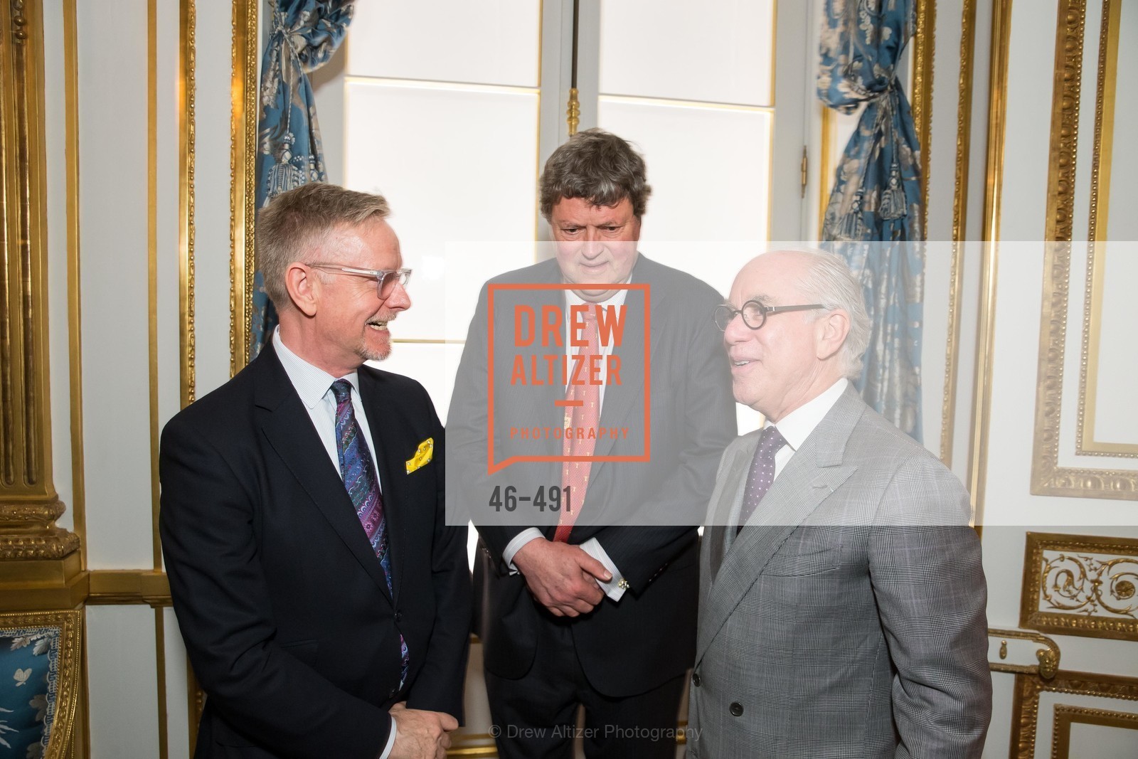 Martin Chapman, John Gunn, Andrew Skurman, The Salon Doré from the Hôtel de La Trémoille Donor Opening, US. Legion of Honor, April 2nd, 2014,Drew Altizer, Drew Altizer Photography, full-service agency, private events, San Francisco photographer, photographer california
