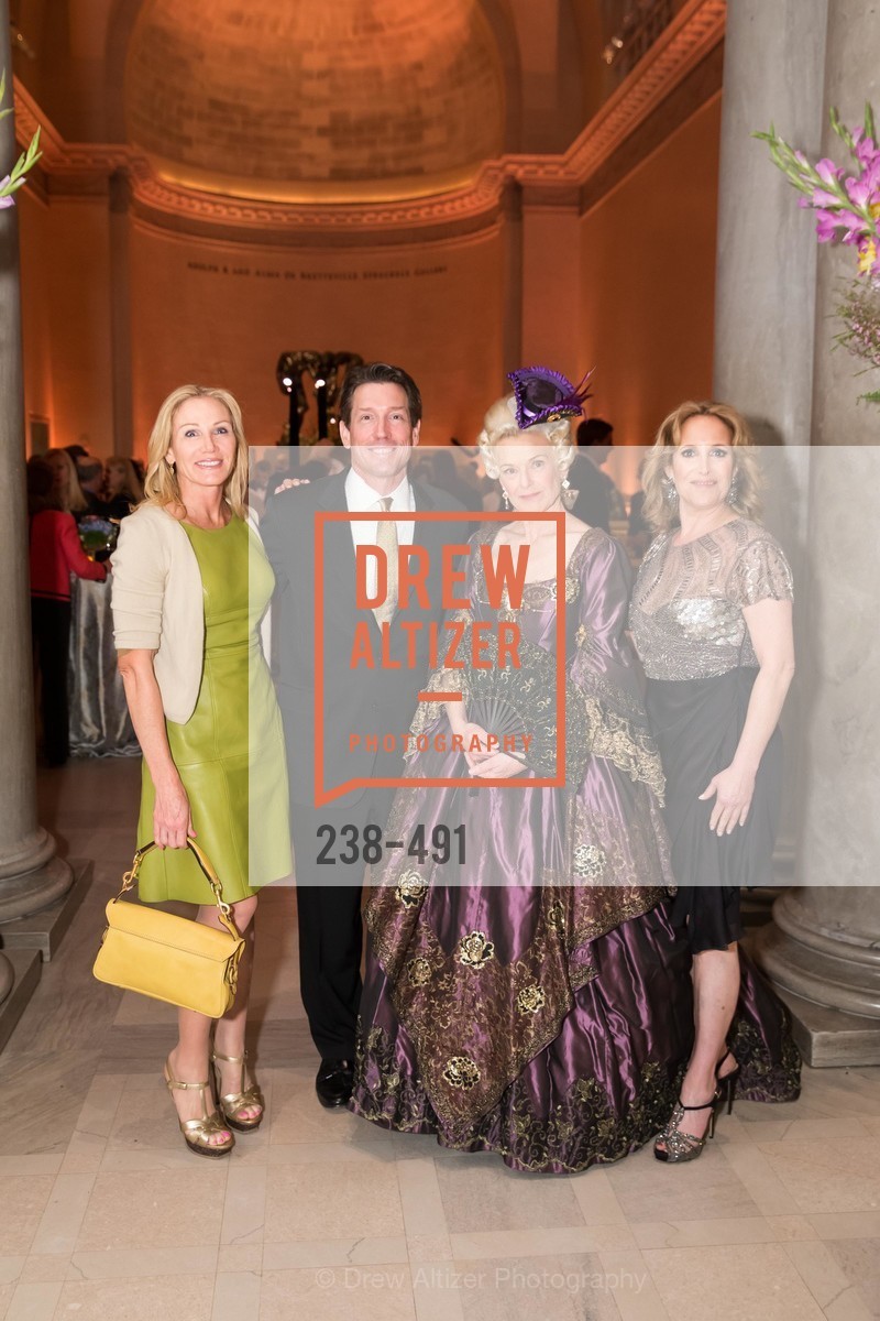 Rosemary Baker, Bill Yelle, Heidi Munzinger, Lorre Erlick, The Salon Doré from the Hôtel de La Trémoille Donor Opening, US. Legion of Honor, April 2nd, 2014,Drew Altizer, Drew Altizer Photography, full-service agency, private events, San Francisco photographer, photographer california