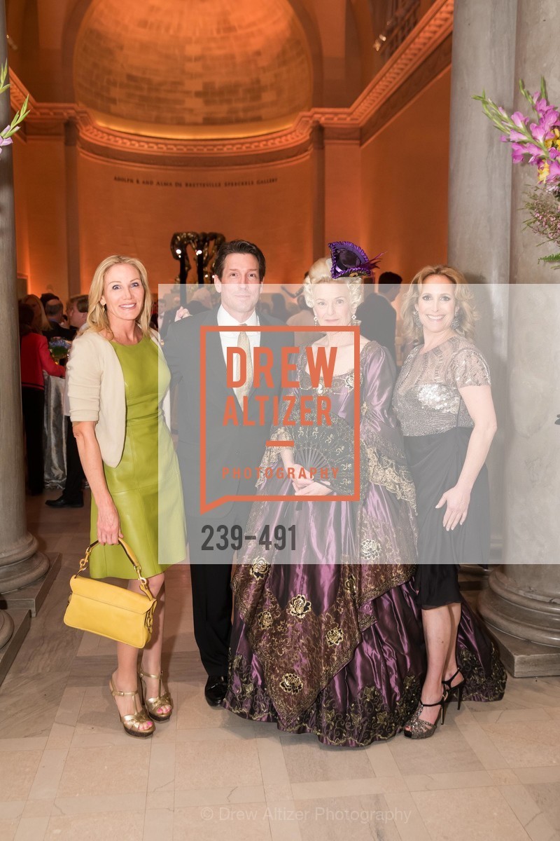Rosemary Baker, Bill Yelle, Heidi Munzinger, Lorre Erlick, The Salon Doré from the Hôtel de La Trémoille Donor Opening, US. Legion of Honor, April 2nd, 2014,Drew Altizer, Drew Altizer Photography, full-service agency, private events, San Francisco photographer, photographer california